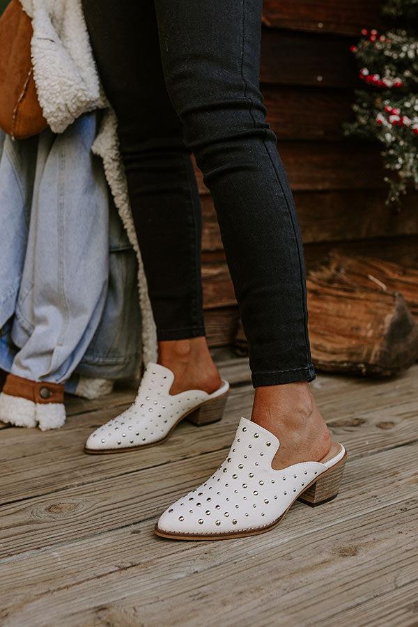 The Jil Faux Leather Mule Loafer Product Image