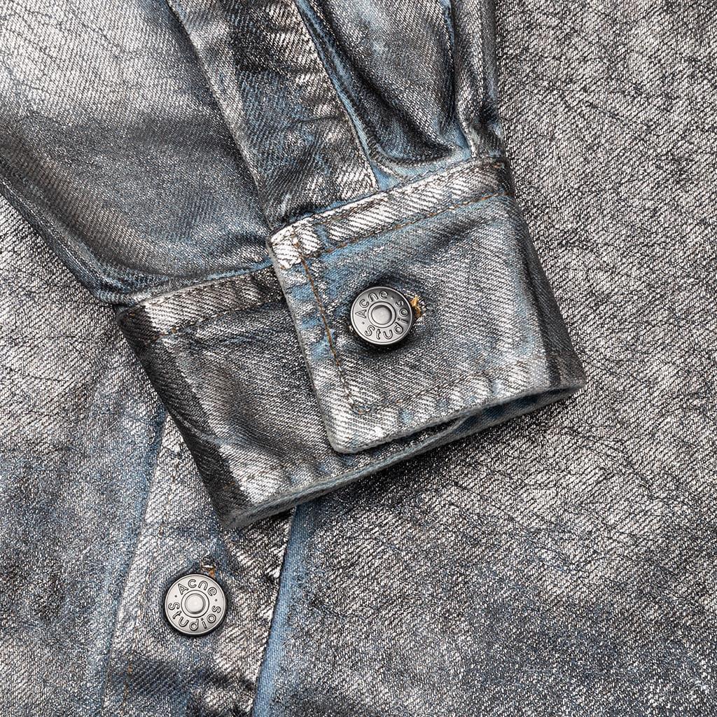 Denim Shirt - Silver/Blue Male Product Image