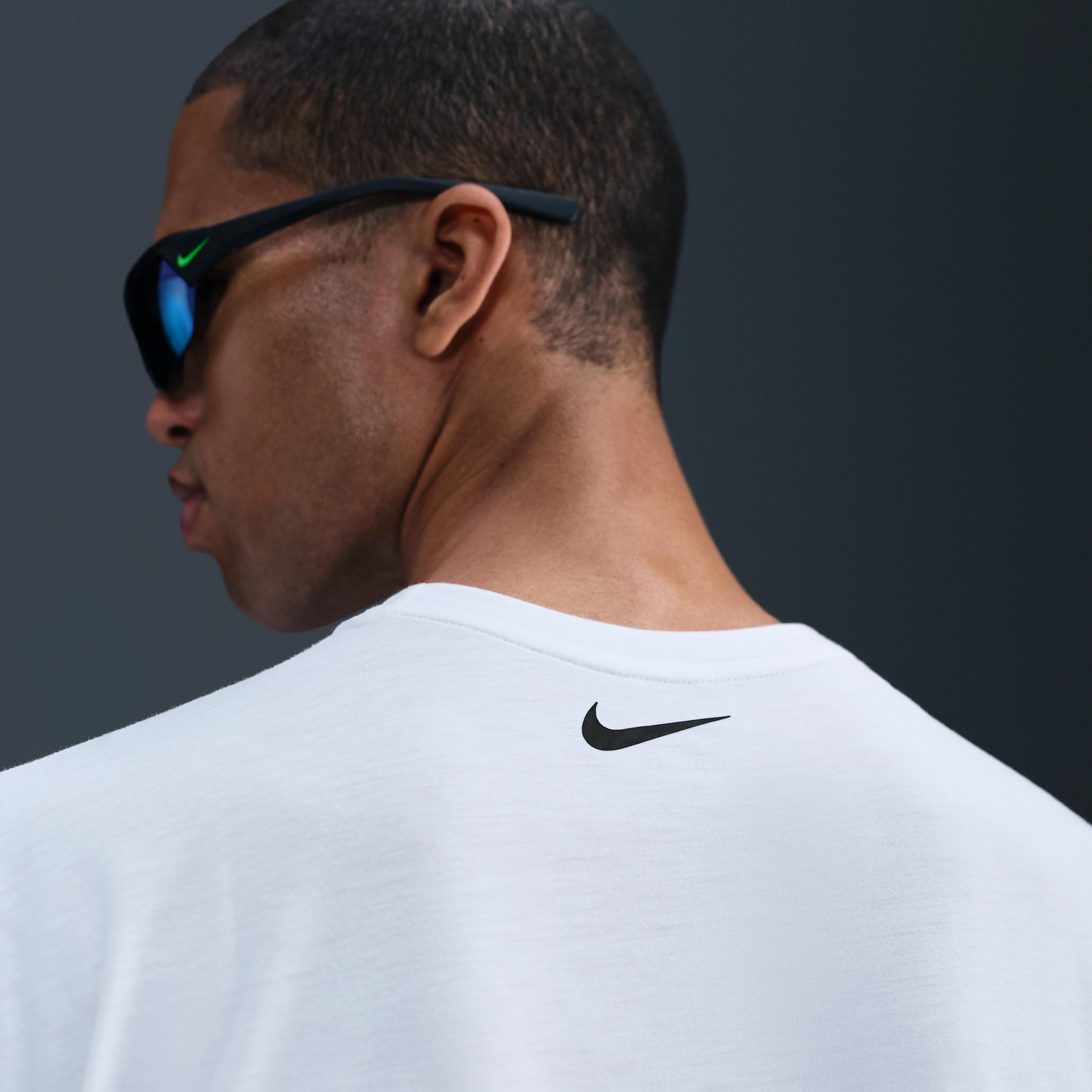 Nike Mens Swim Swoosh Hydroguard Short-Sleeve Top | NESSF524-100 Product Image