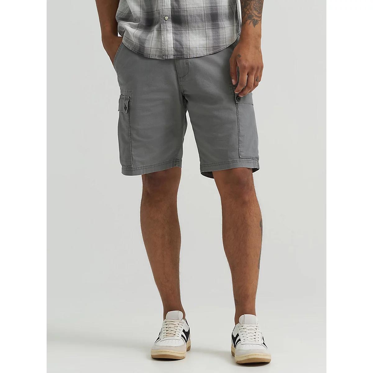 Men's Stretch Ripstop Cargo Short in Gargoyle Product Image