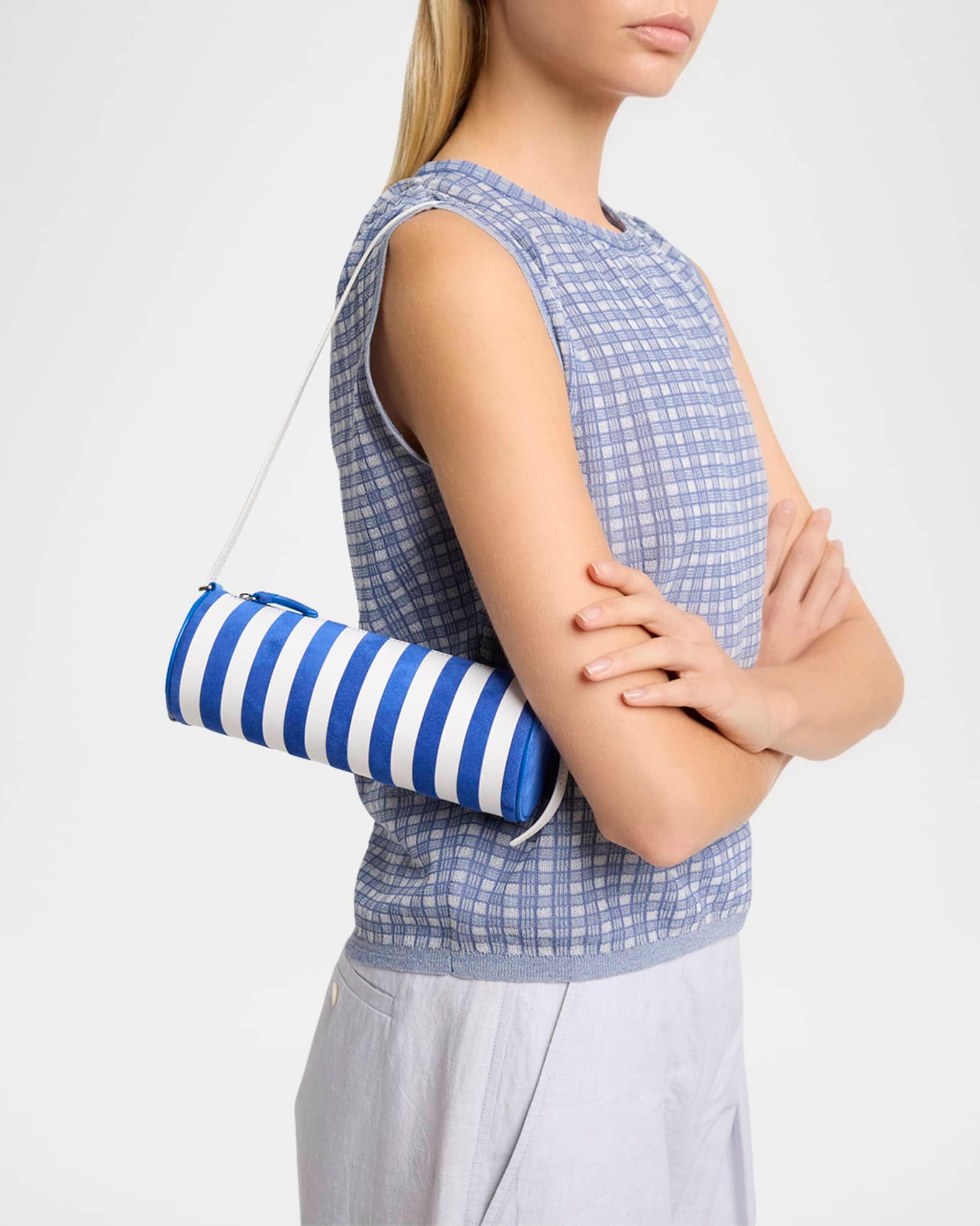 Silo Striped Napa Leather Shoulder Bag Product Image