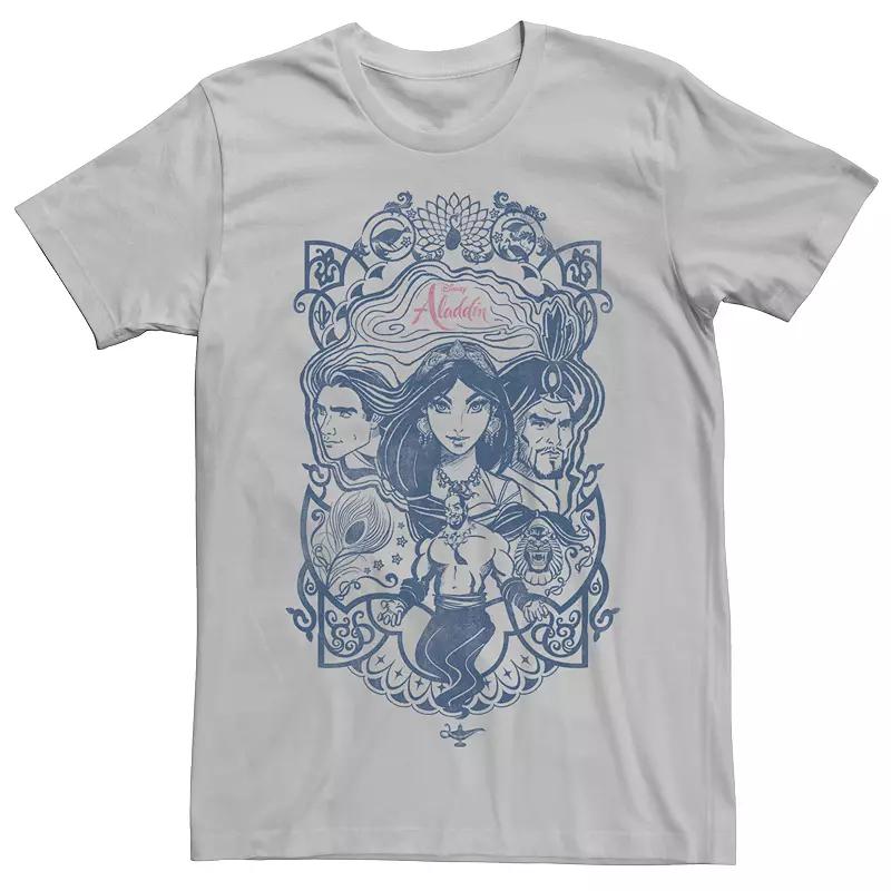 Disney's Aladdin Men's Jasmine, Jafar & Genie Graphic Tee,  Product Image