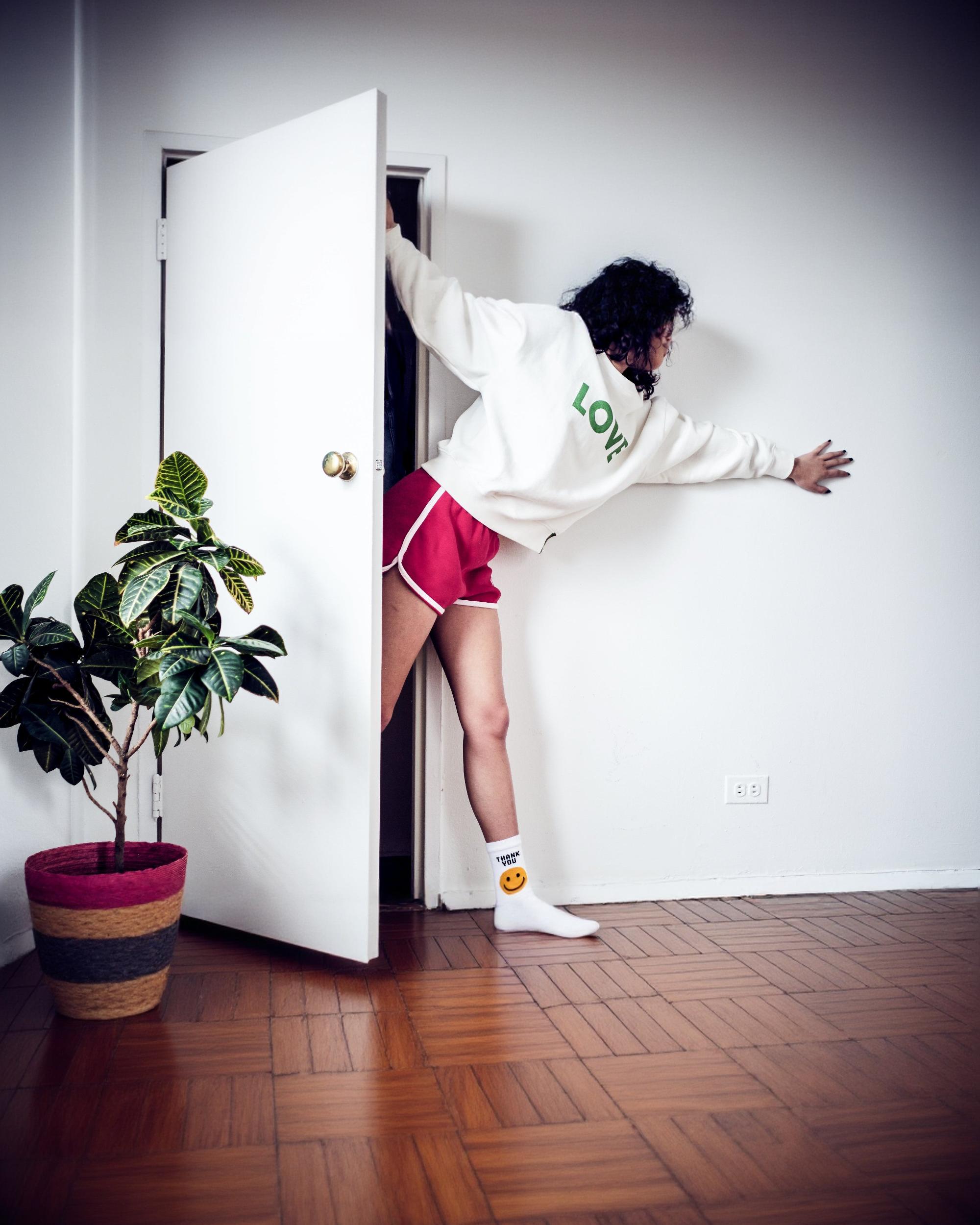 The Women's Take Out Sock - White Female Product Image