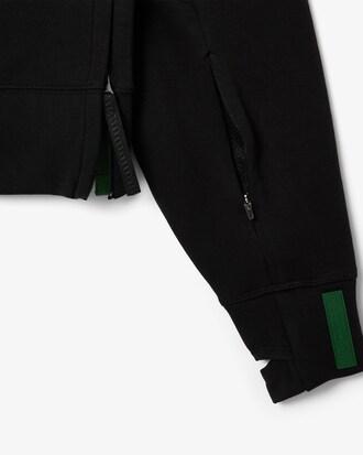 Short Cut Cotton Hoodie Product Image