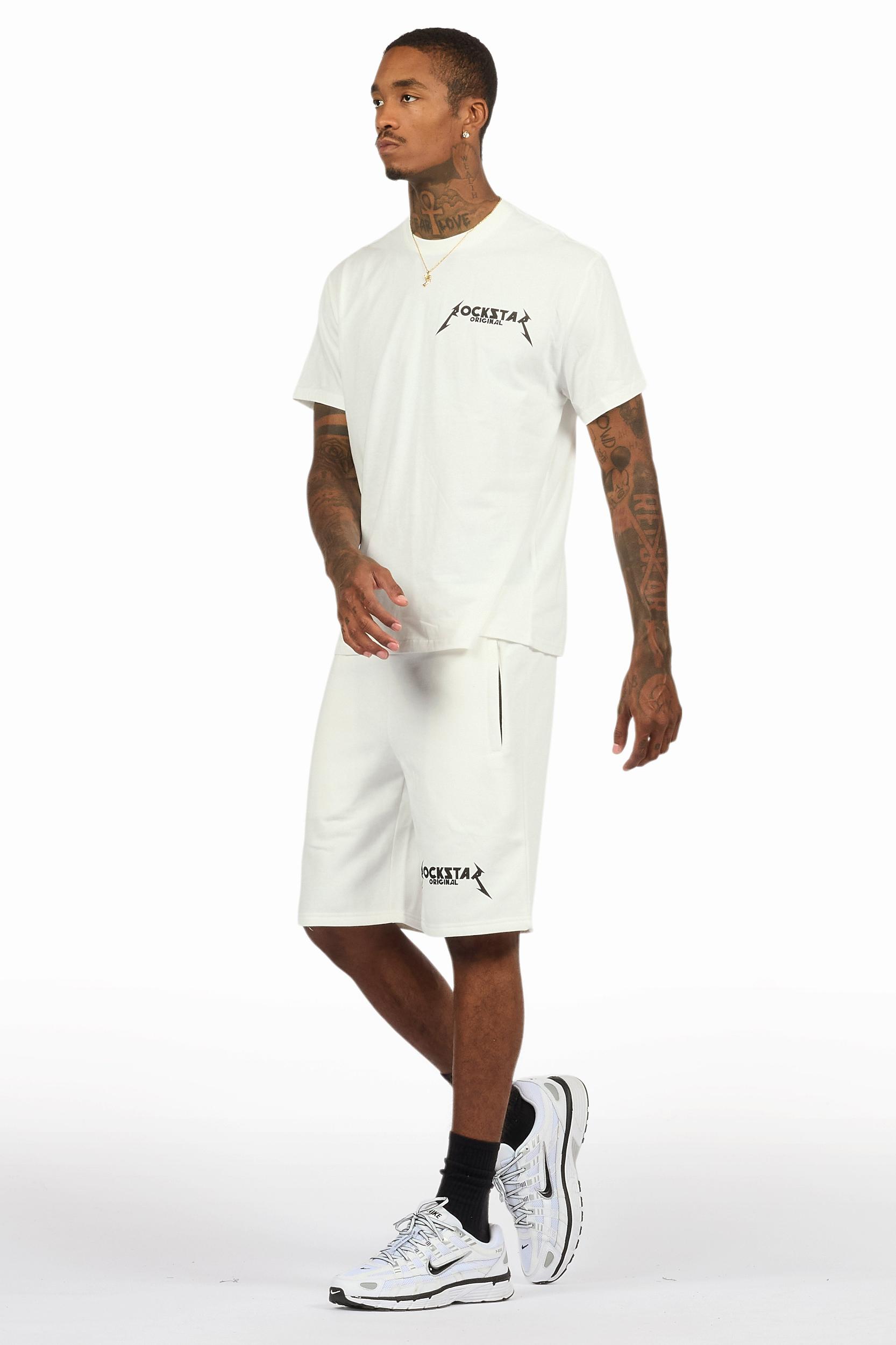 Buck White Short Set Male Product Image