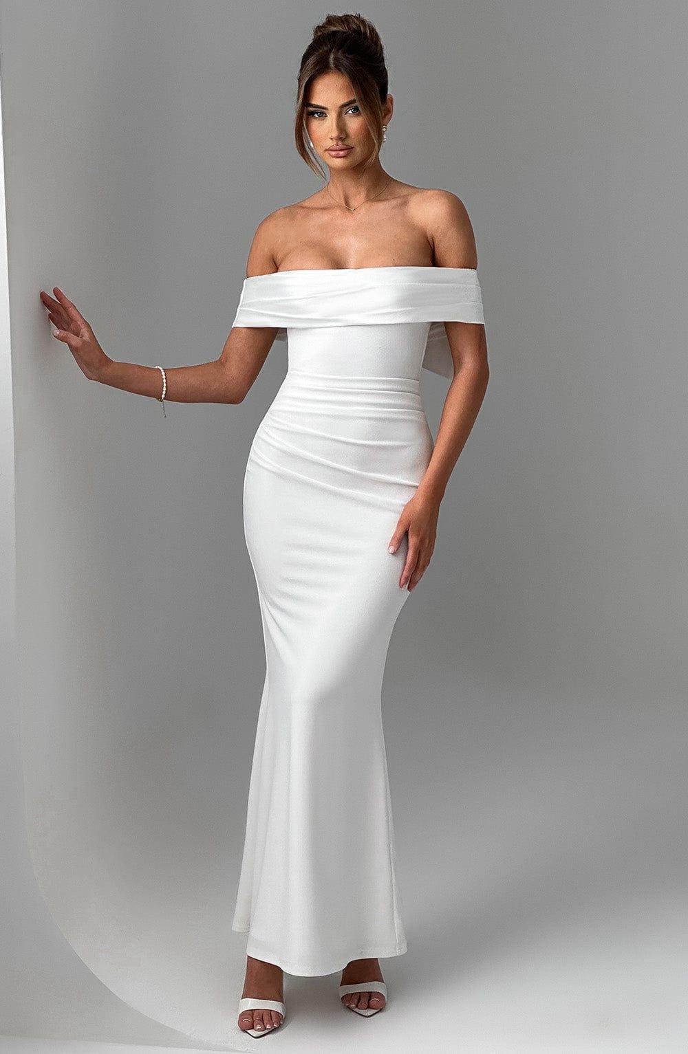 Joanna Maxi Dress - Ivory Product Image