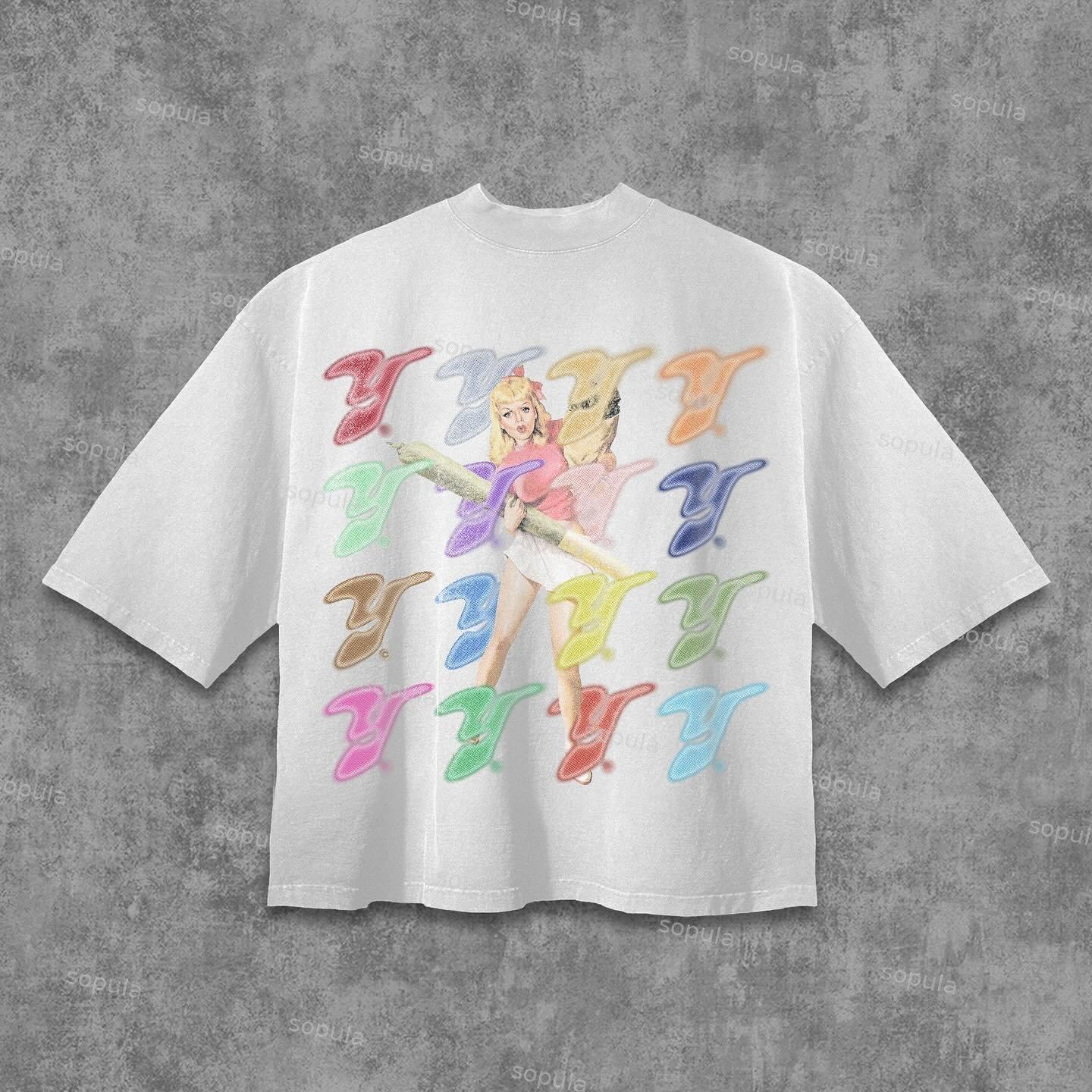 Vintage War Graphic Cotton T-Shirt Product Image