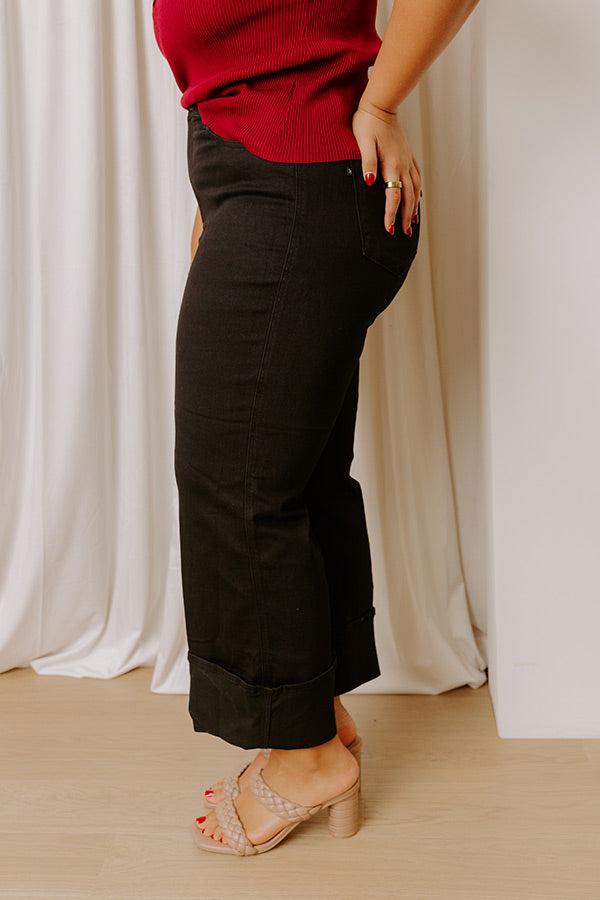 JUDY BLUE Kiara High Waist Wide Leg Jean Curves Product Image