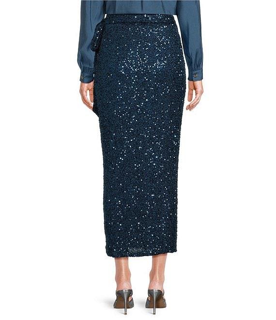 Never Fully Dressed Jaspre Wrap Sequin Skirt Product Image