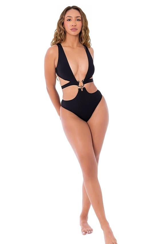 Dai Moda Women's Lucky One Piece Swimsuit Product Image