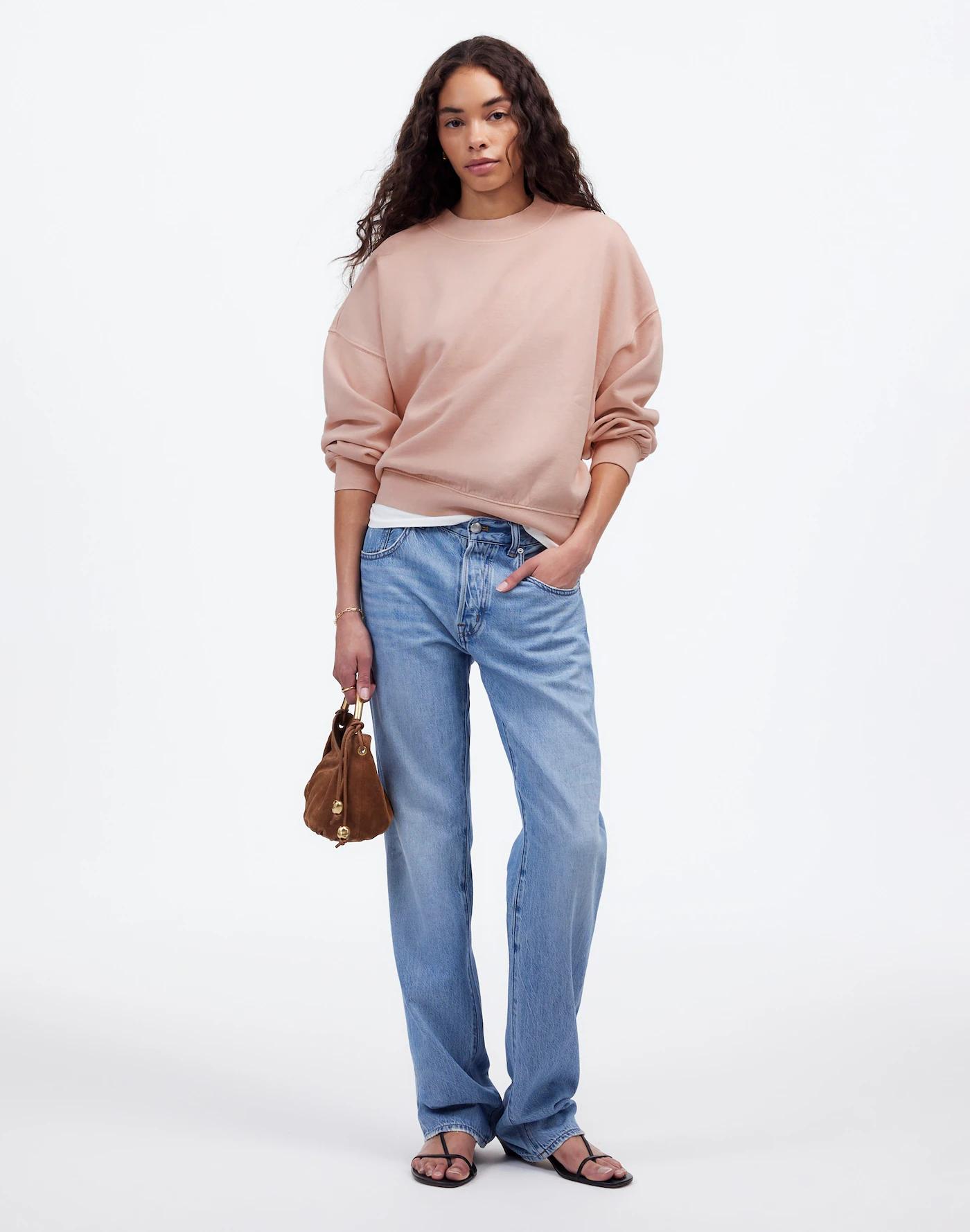 Relaxed Mockneck Sweatshirt Product Image
