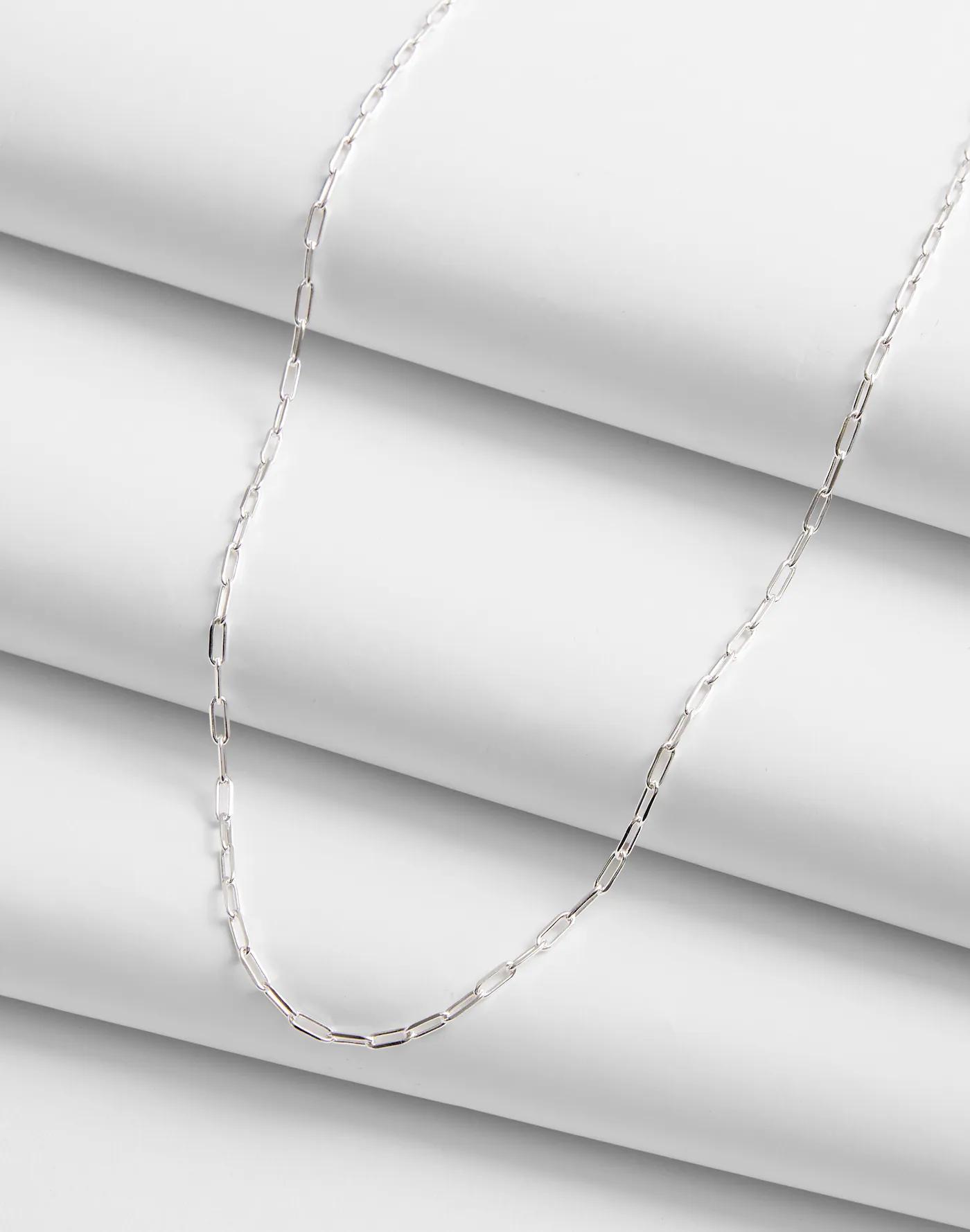 Demi-Fine Paperclip Chain Necklace Product Image