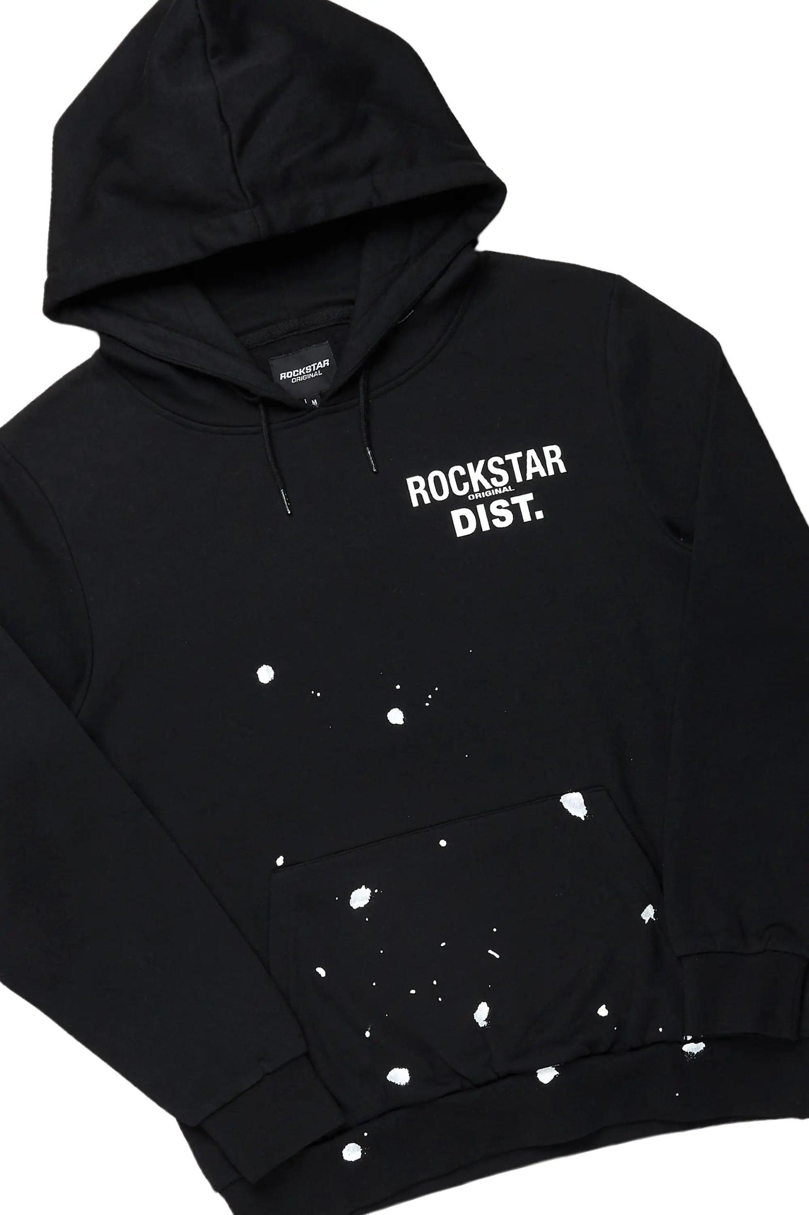 Raffer Black Slim Fit Track Set Male Product Image