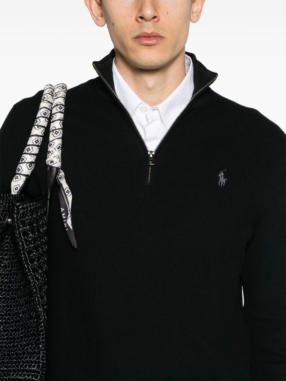 Polo Pony-embroidered cotton jumper Product Image