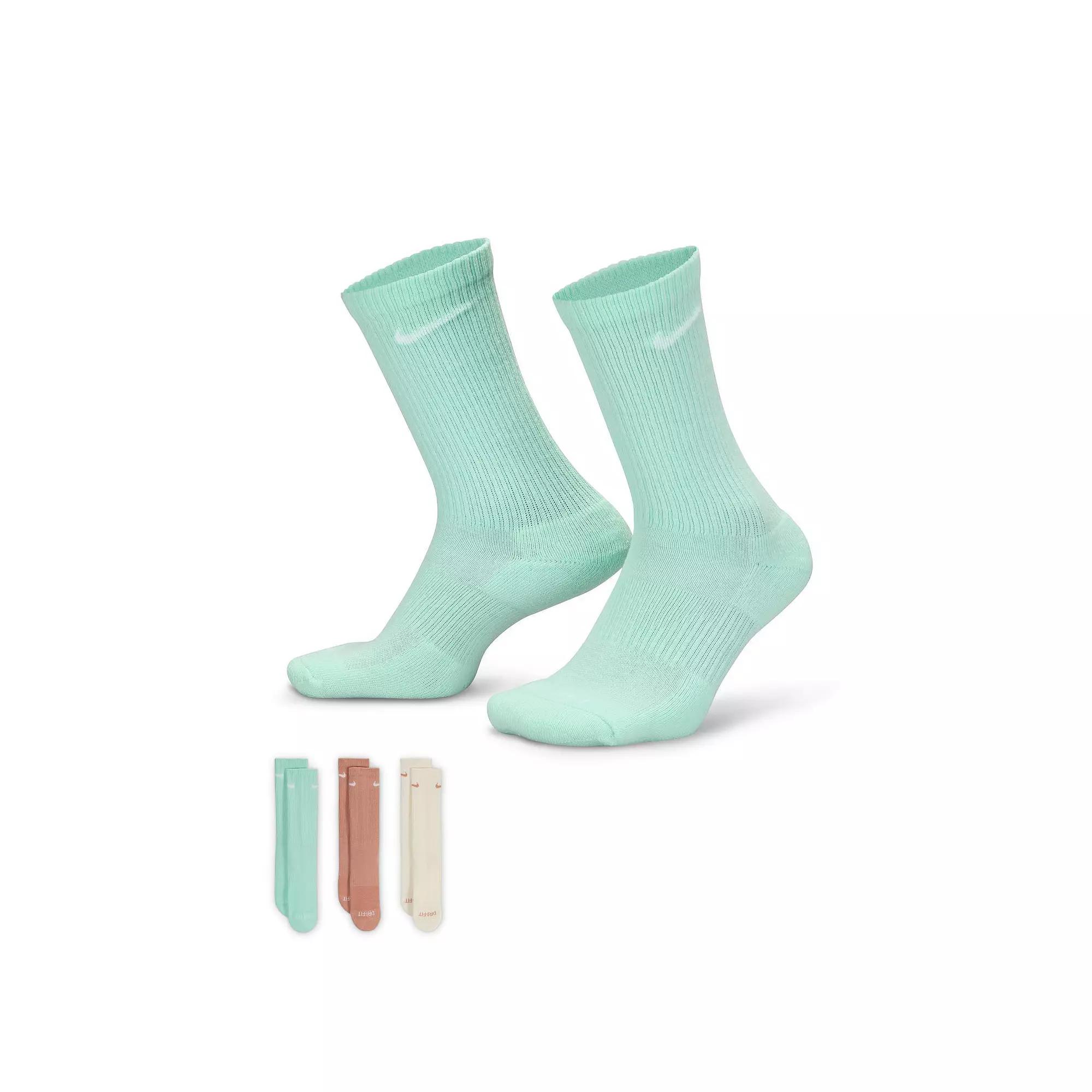 Nike Unisex Everyday Plus Cushioned Training Crew Socks (3 Pairs) Product Image