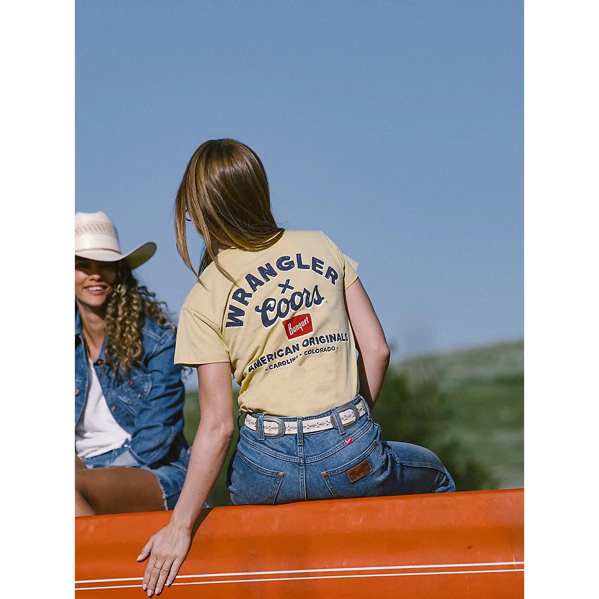 Wrangler x Coors Women's Colorado Tee in Buff Product Image