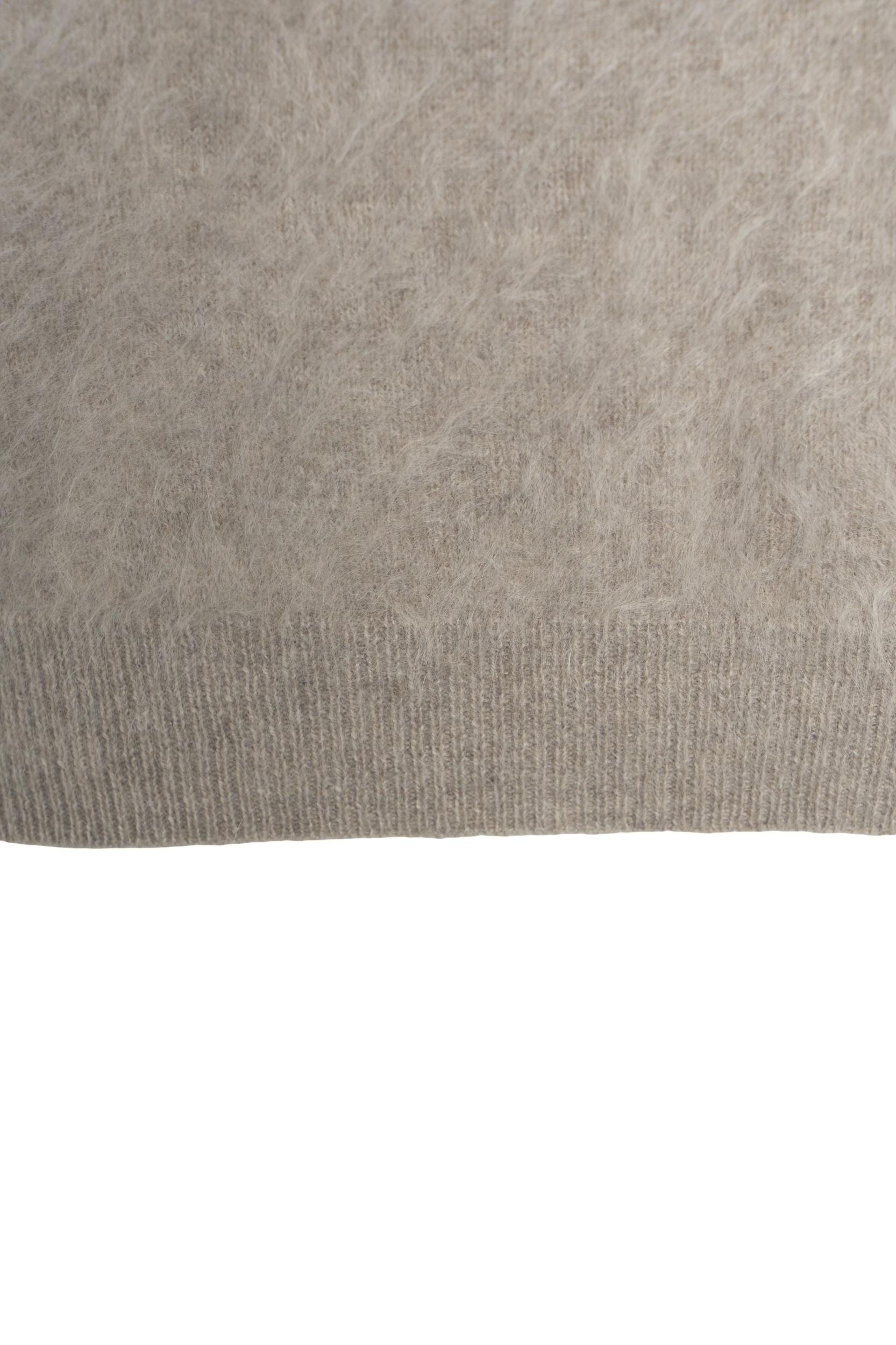 Brushed cashmere t-shirt Product Image