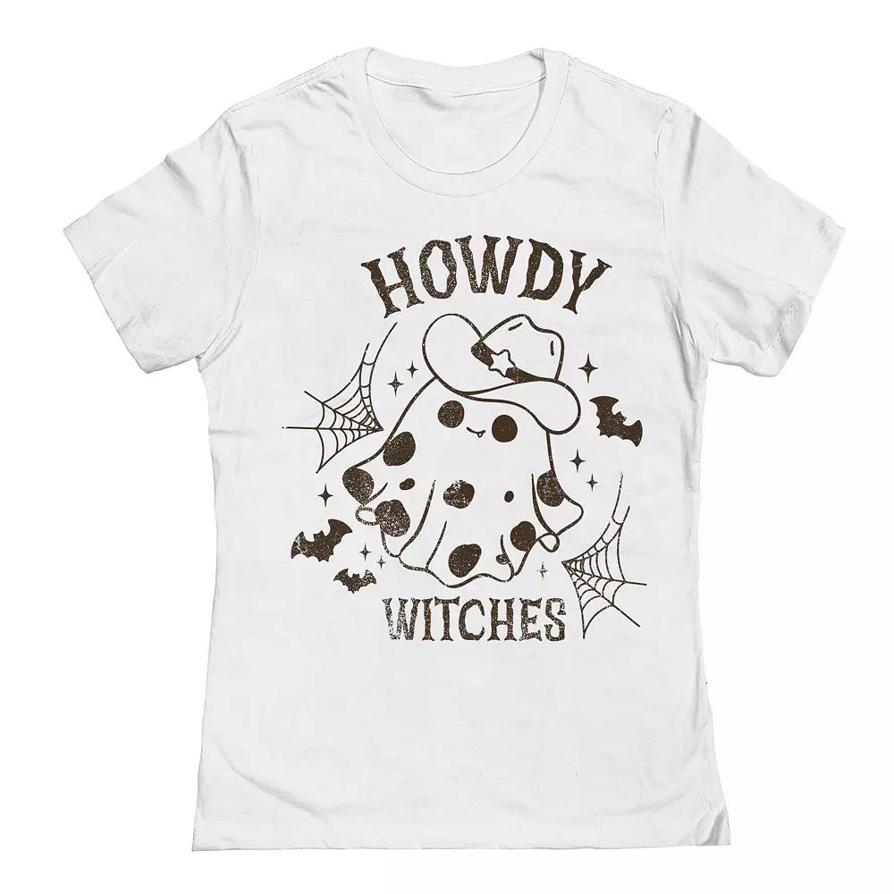 Junior's Grayson Threads The Label Howdy Cowboy Ghost Graphic Tee, Women's,  Product Image