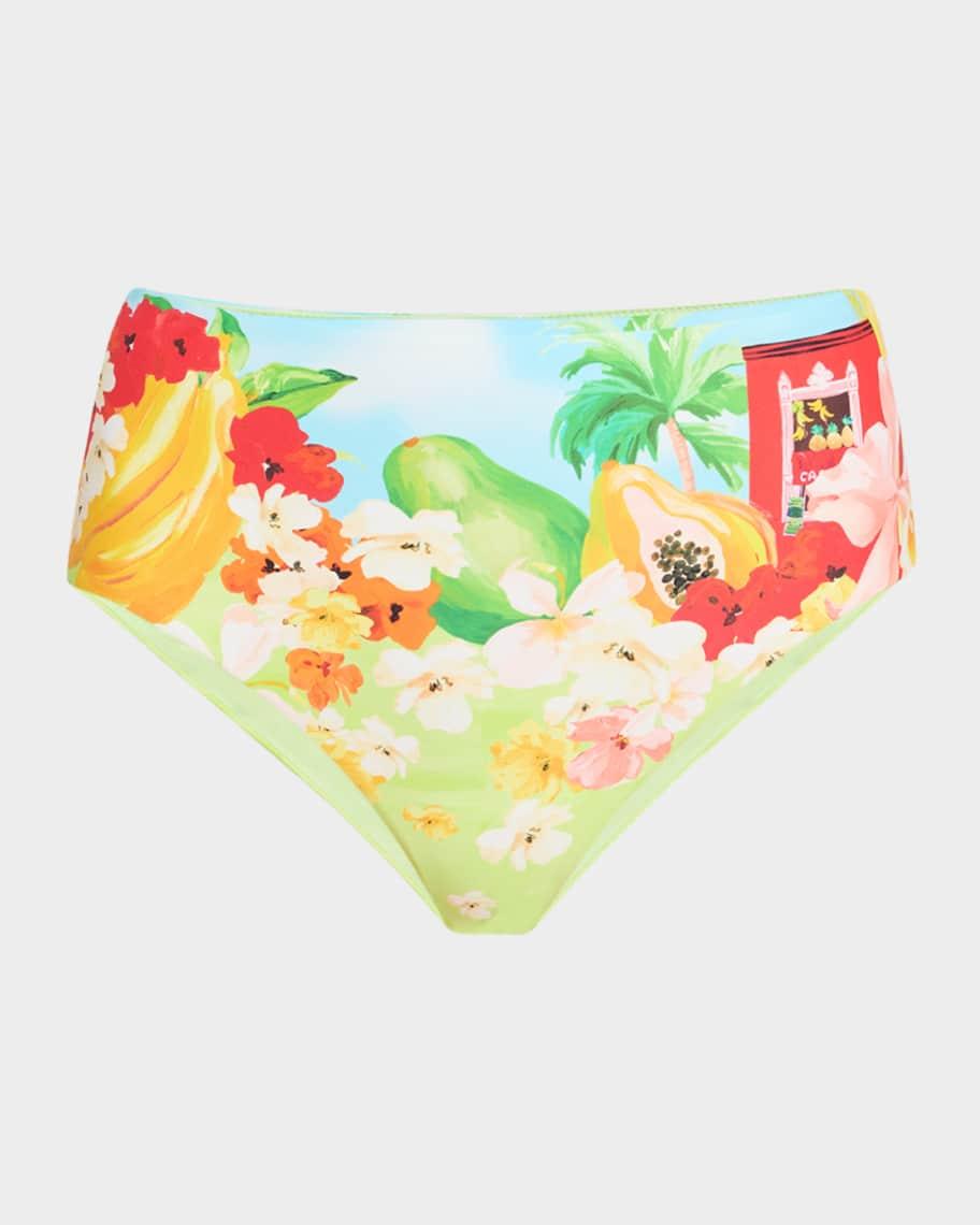 Cuba High-Waist Bikini Bottoms Product Image