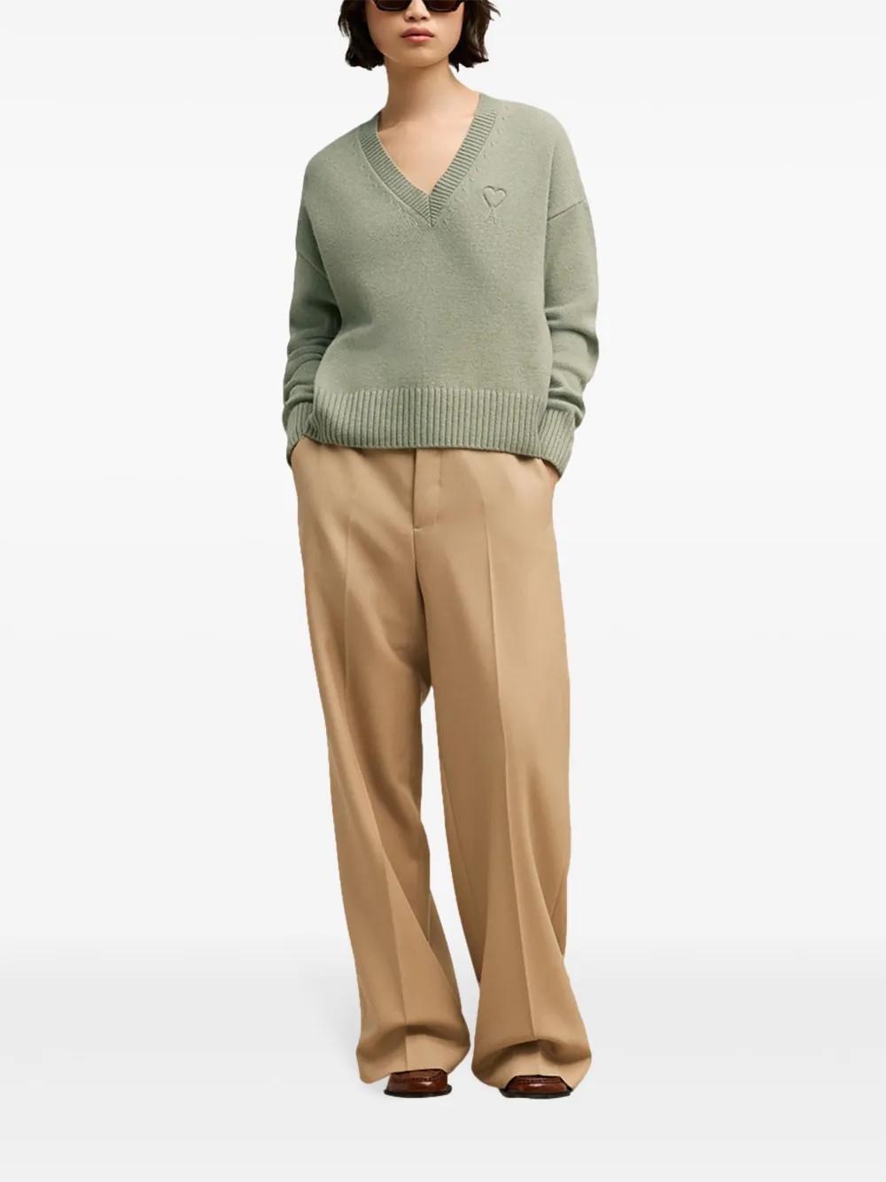 Ami de Coeur wool-cashmere blend sweater Product Image