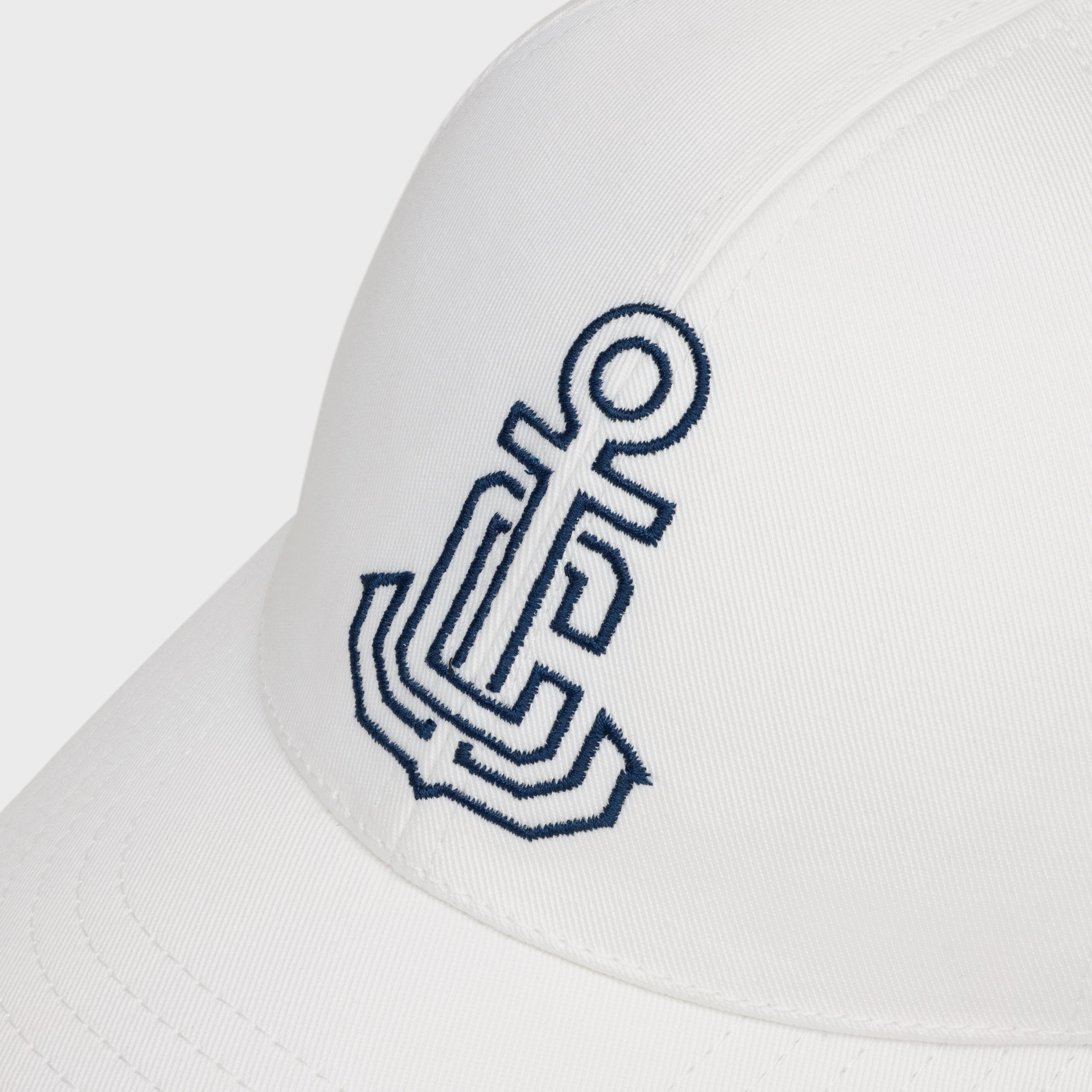 anchor baseball cap in washed cotton Product Image