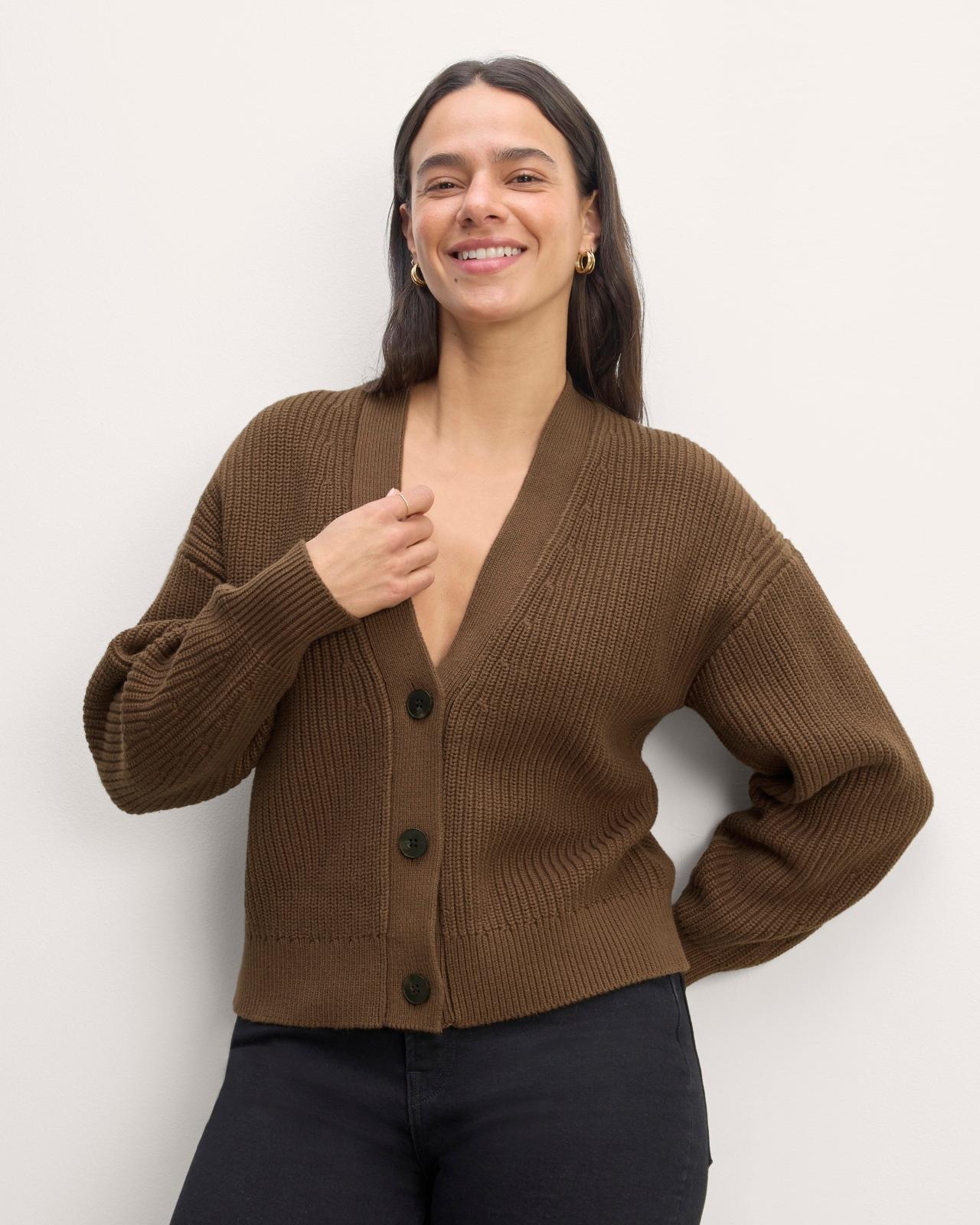 Womens Boxy Cardigan in Everyday Cotton by Everlane Product Image