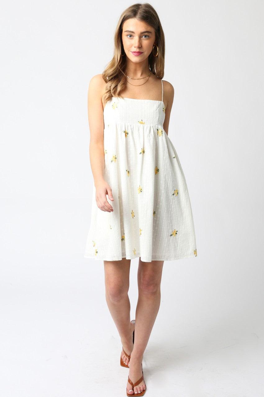 Sarah Floral Mini Dress Product Image