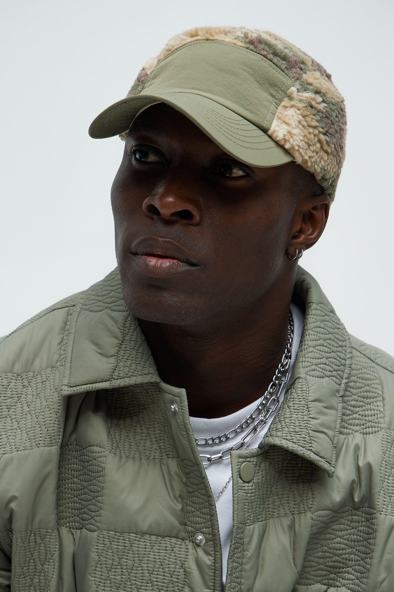 Camo Sherpa 5 Panel Hat - Green/combo Product Image