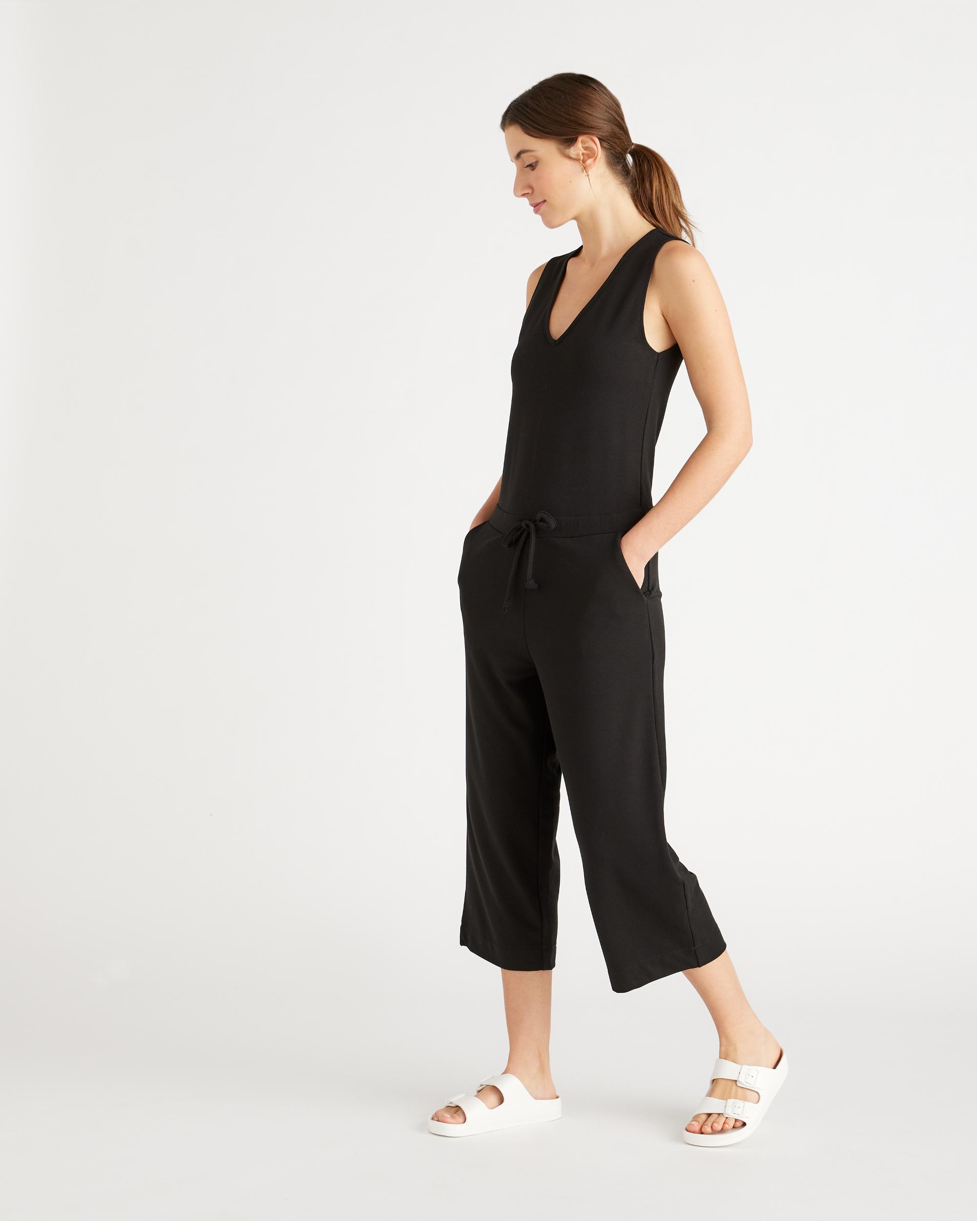 Quince | Women's French Terry Modal Jumpsuit, Lenzing Modal Product Image