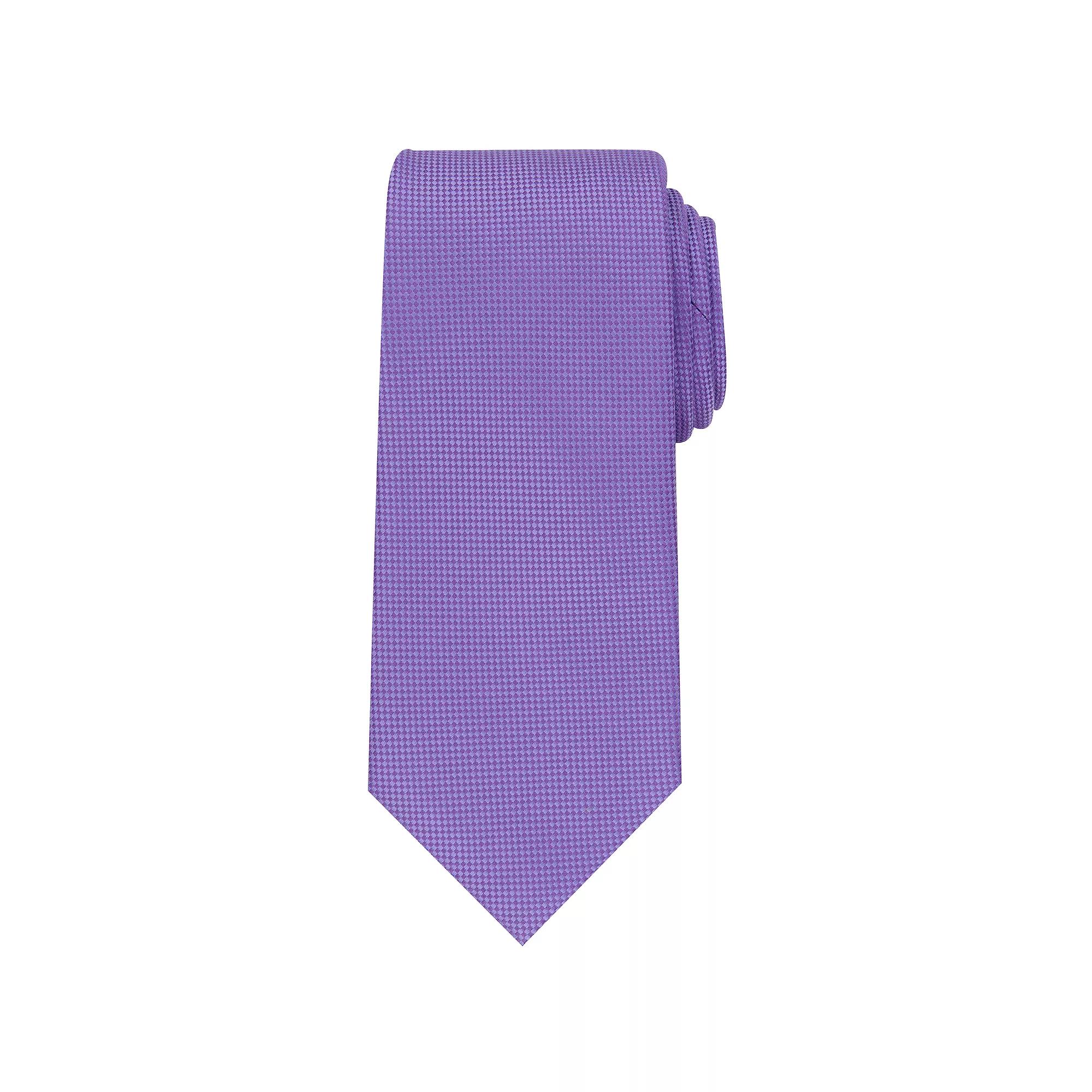 Men's Bespoke Solid Tie, Purple Oxford Product Image