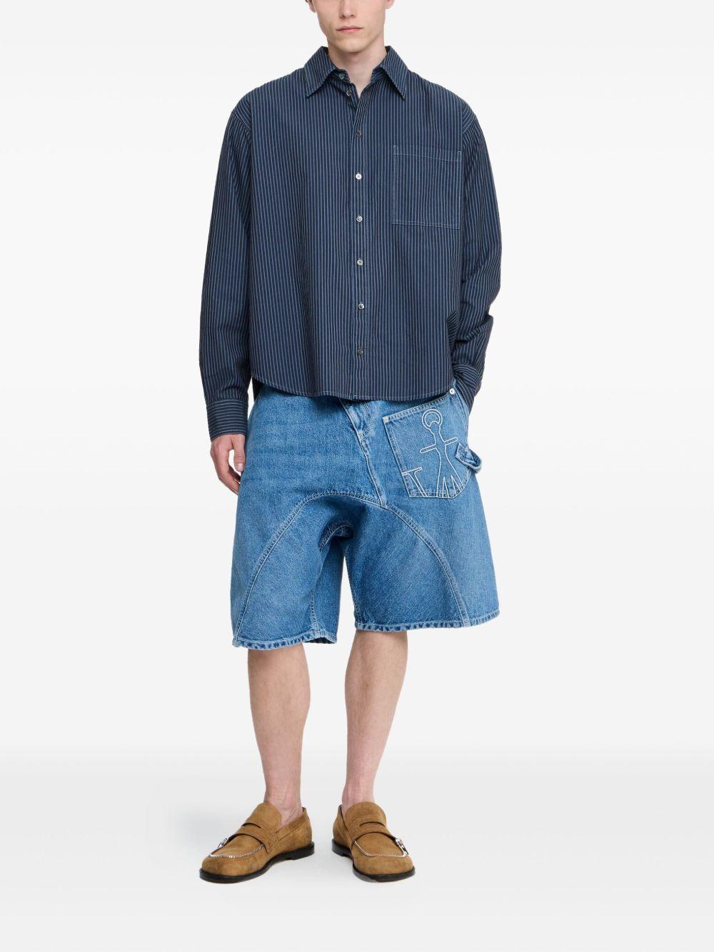 striped cotton shirt Product Image