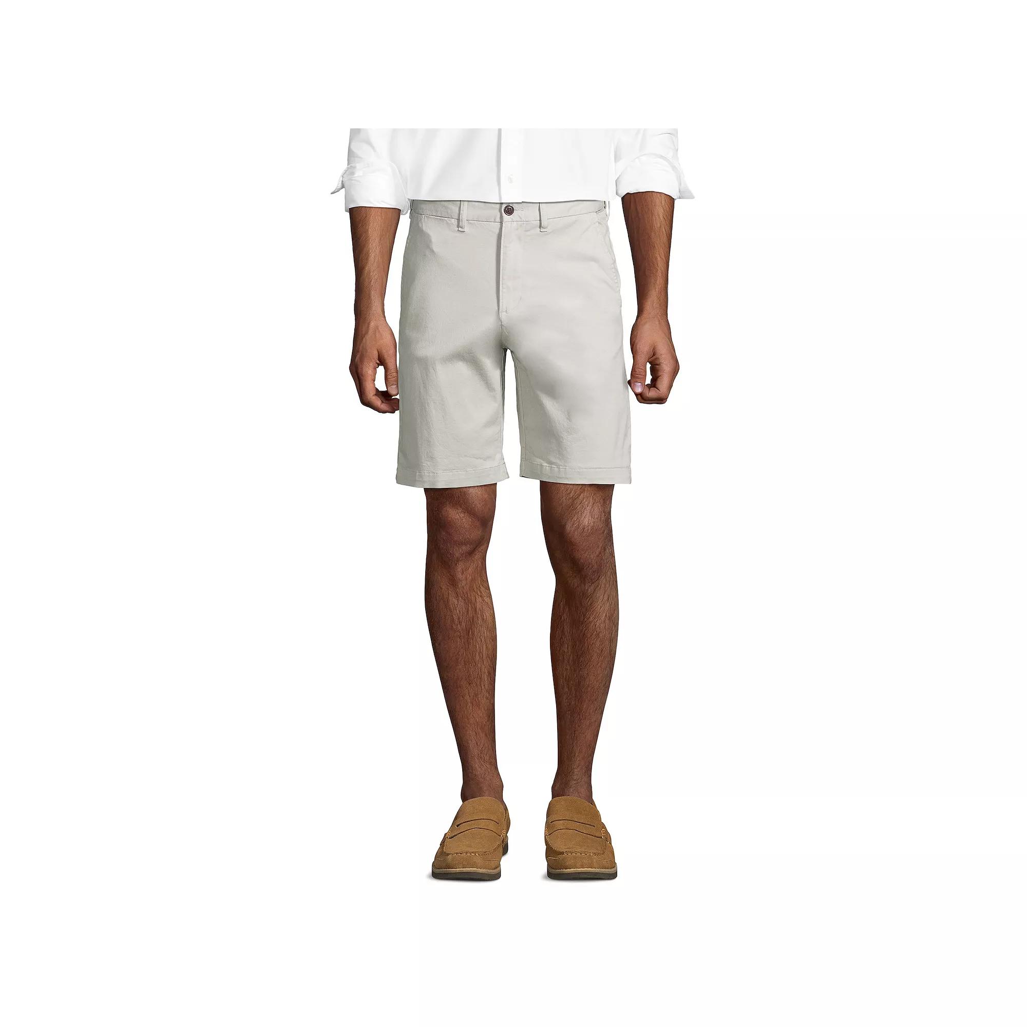 Big & Tall Lands' End 9" Comfort-Waist Knockabout Chino Shorts, Men's,  Product Image