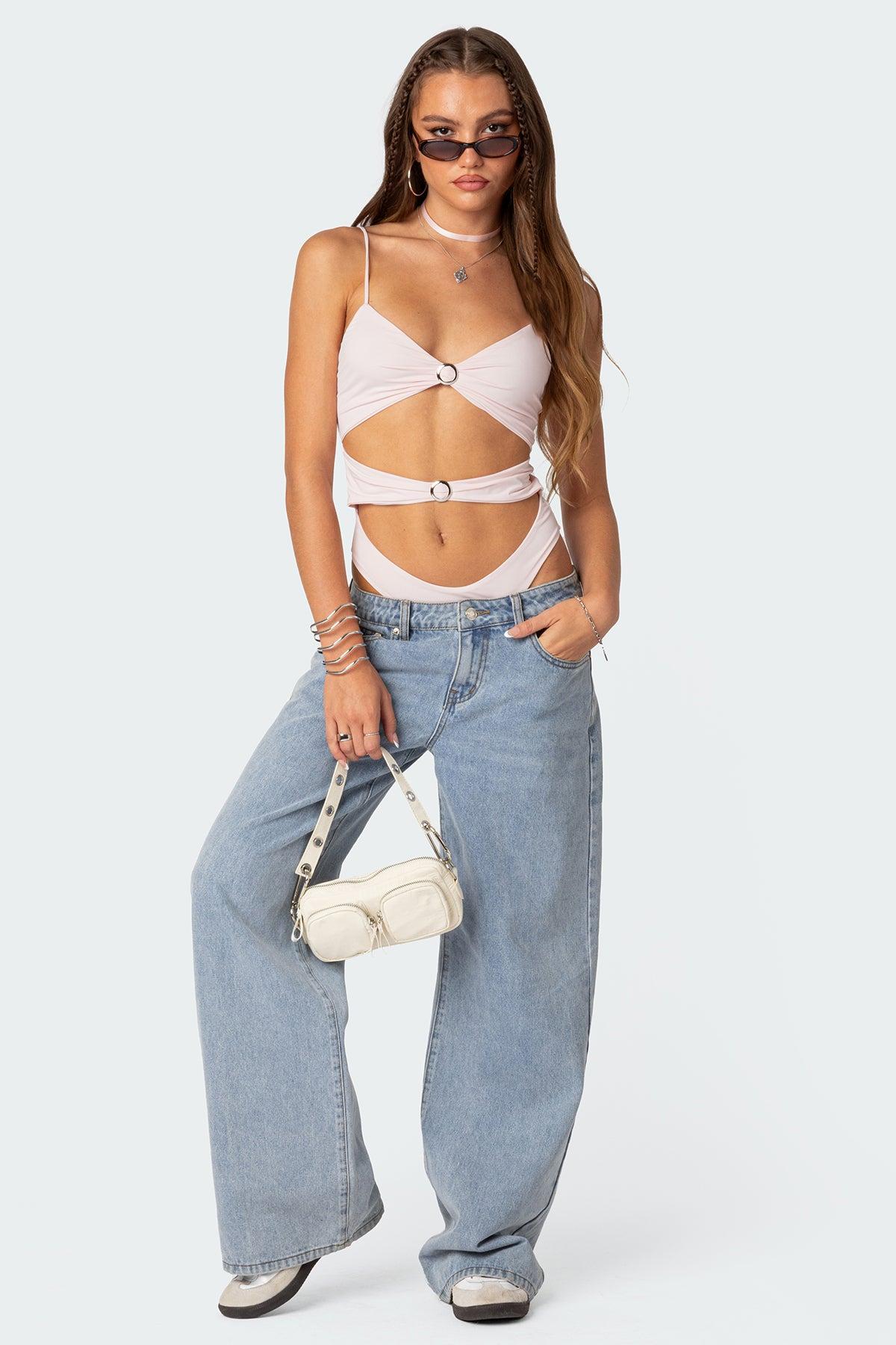 Amethyst Cut Out Bodysuit Product Image