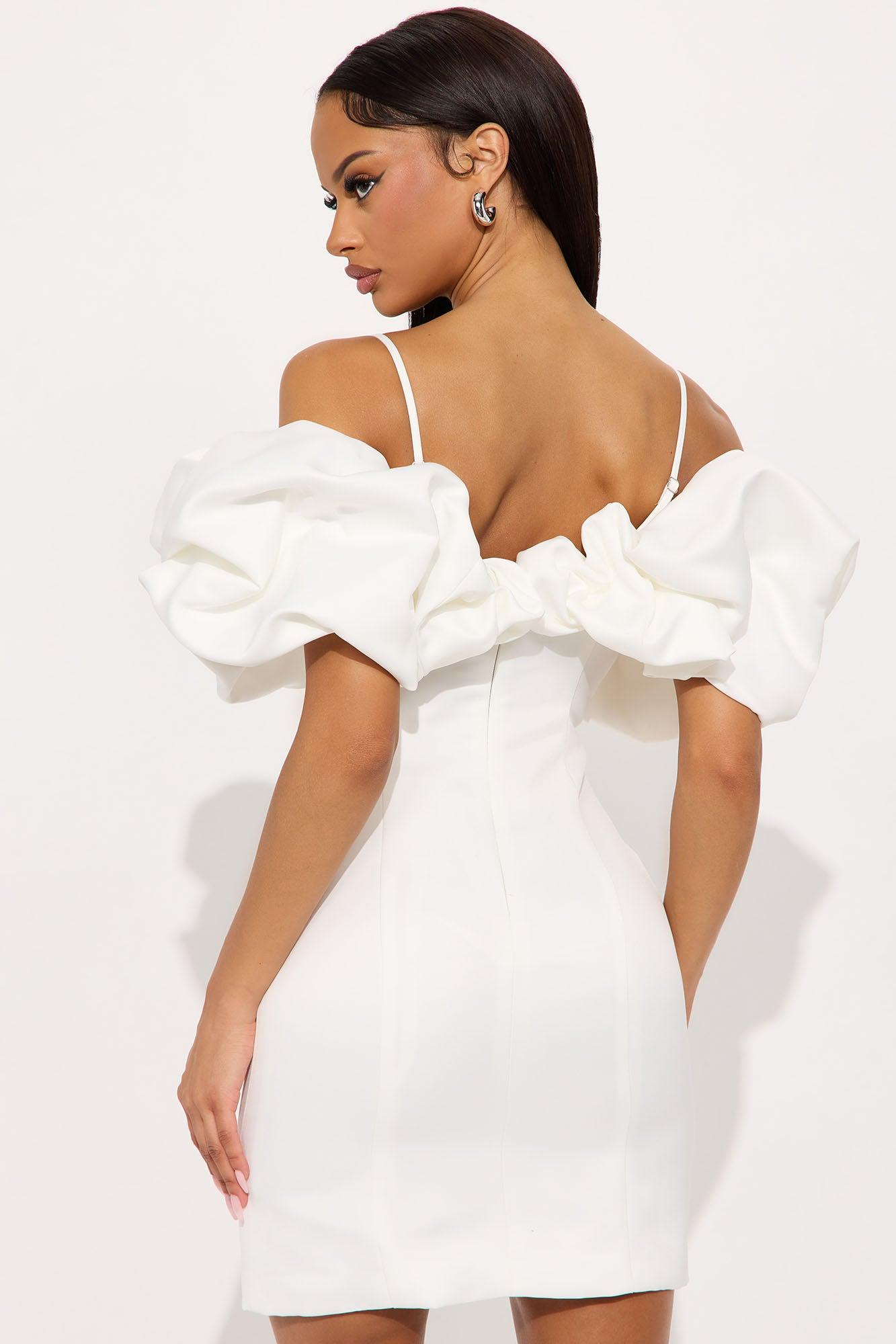 Tall Lola Mini Dress - White Female Product Image