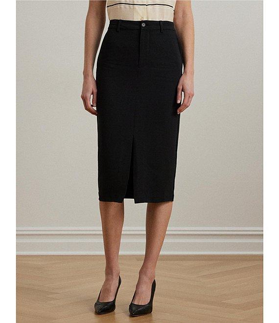 Lauren Ralph Lauren Stretch Cady Pencil Skirt Product Image
