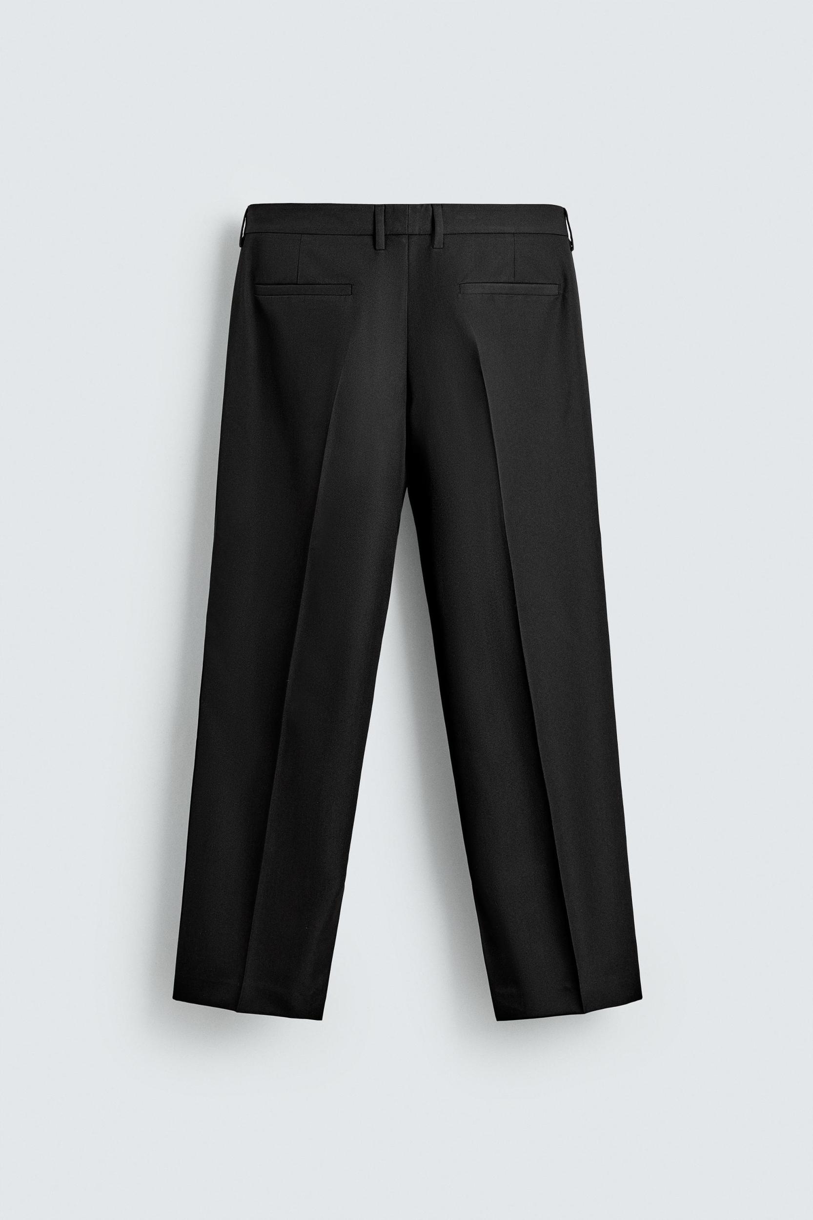 STRAIGHT FIT PANTS WITH VENTS Product Image