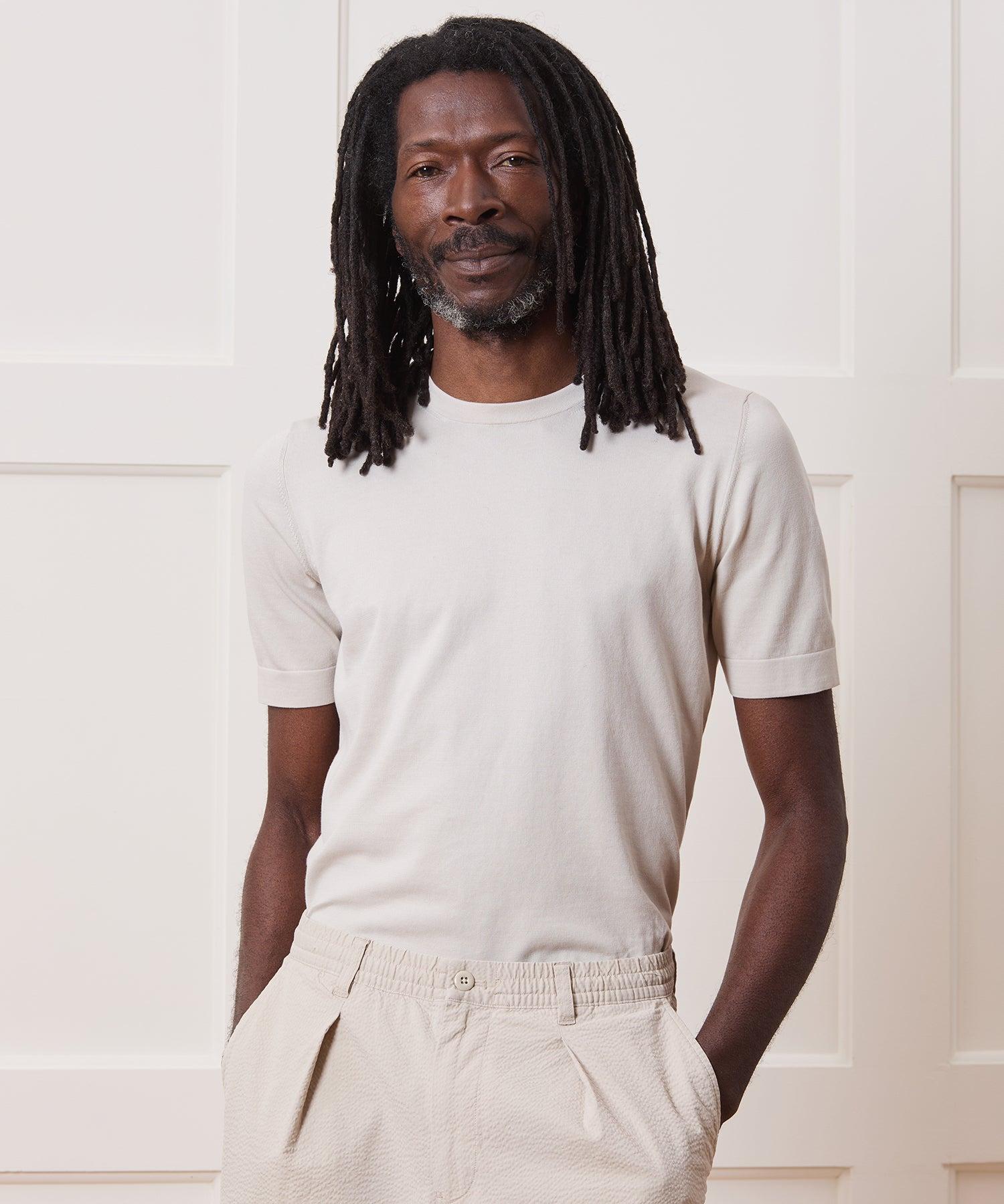 Italian Lightweight Sweater Tee Product Image