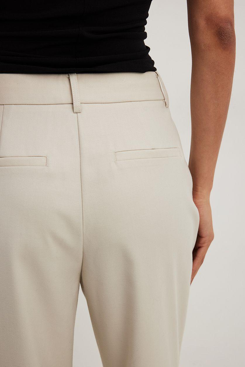 Tailored Straight Leg Suit Pants Product Image