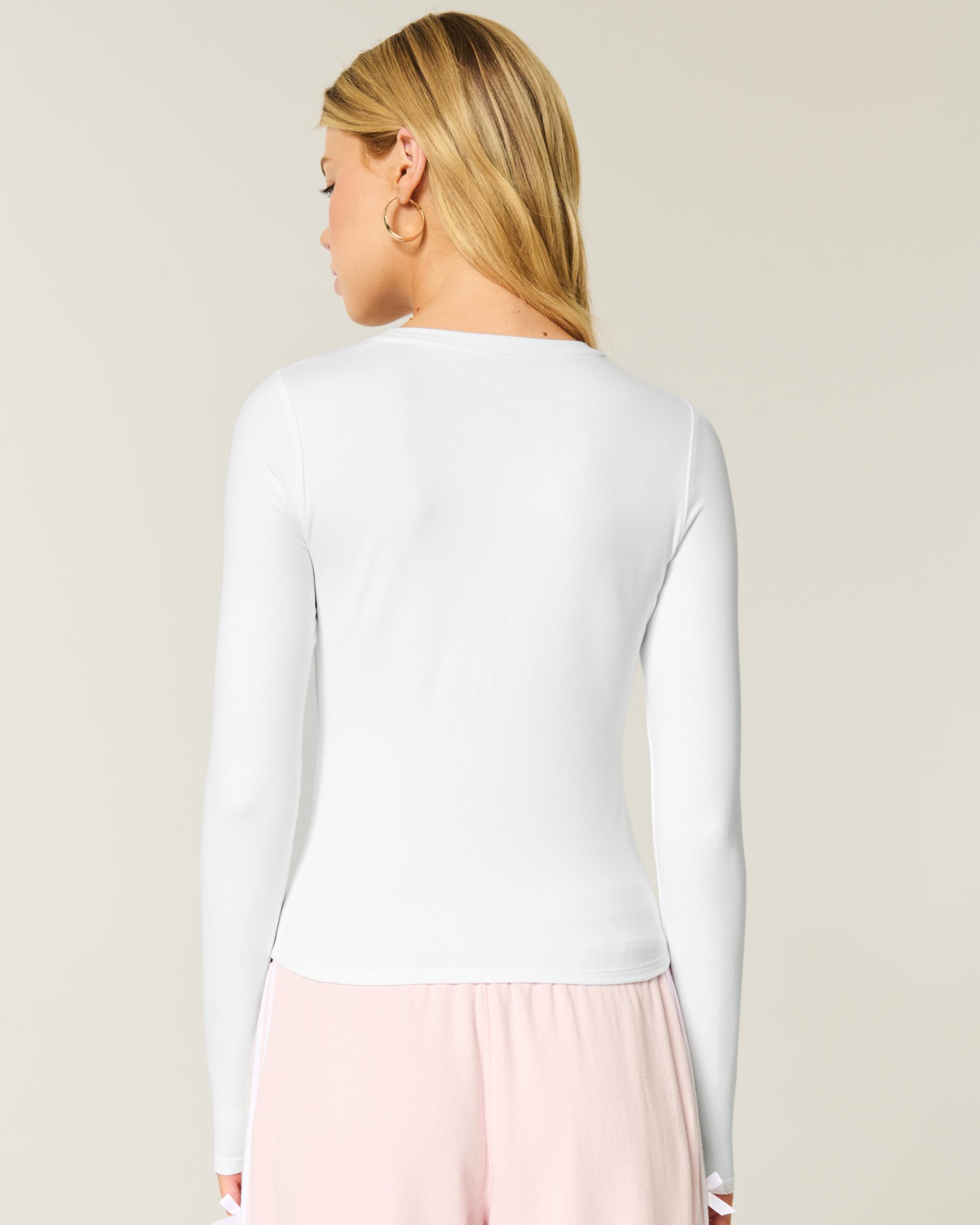 Seamless Fabric Long-Sleeve Crew Top Product Image