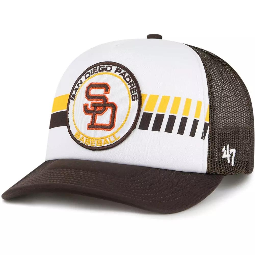 Men's '47 Brown San Diego Padres Cooperstown Collection Wax Pack Express Trucker Adjustable Hat Product Image