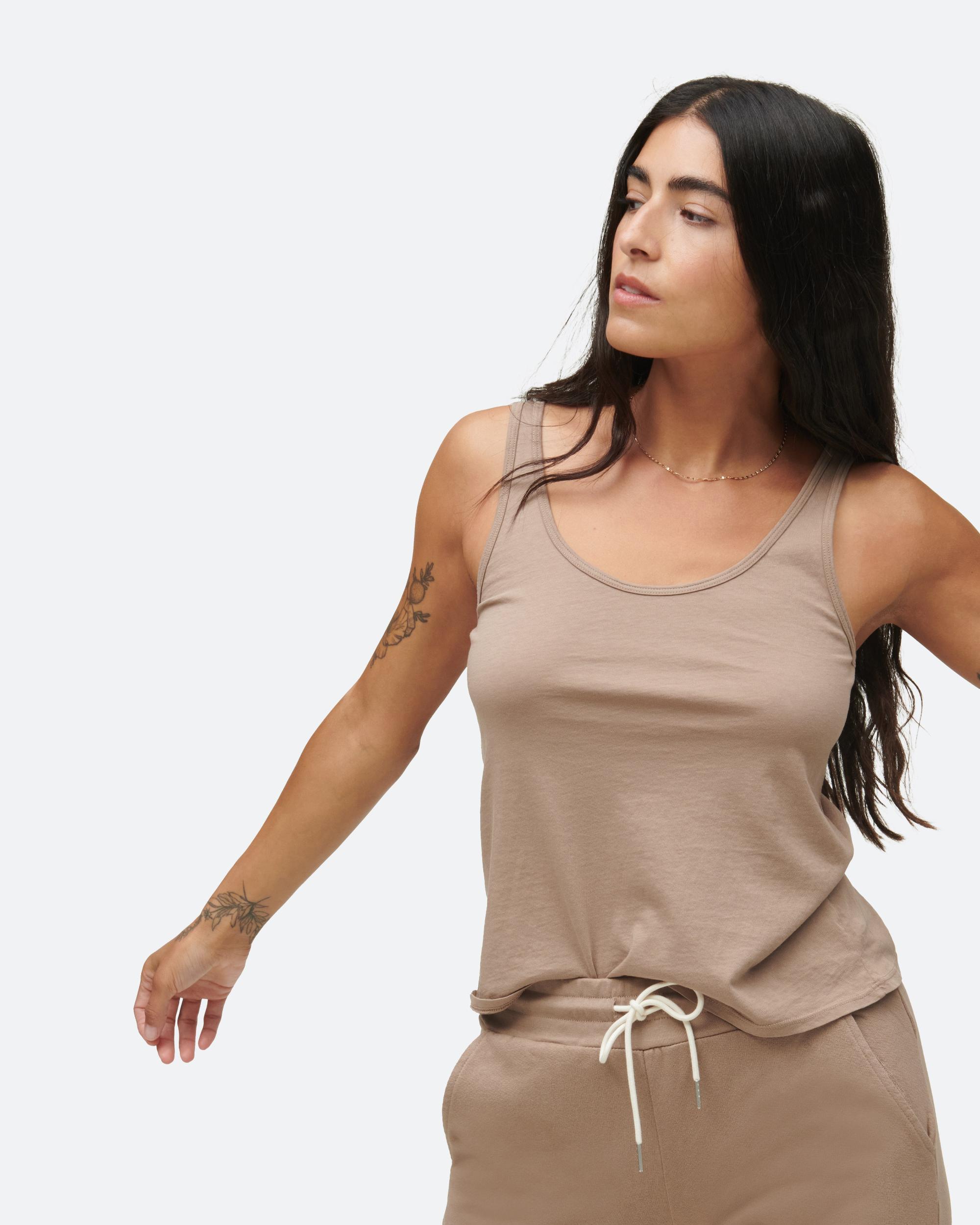 Organic Cotton Layering Tank Female Product Image