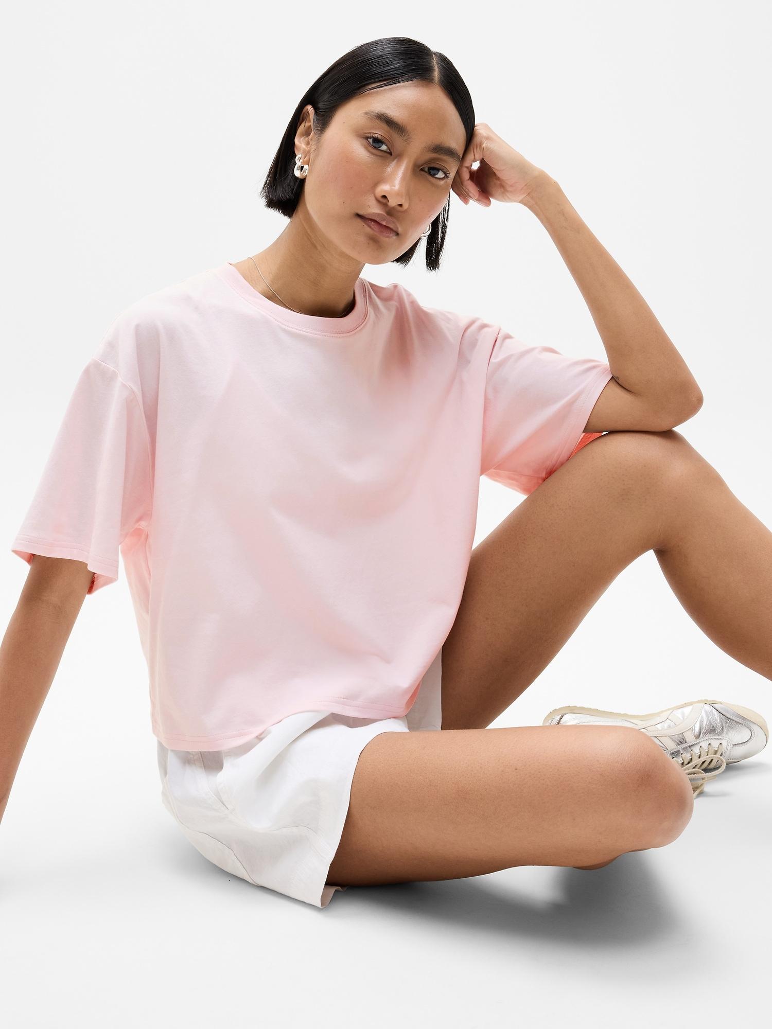 True Cotton Crop Tee Product Image