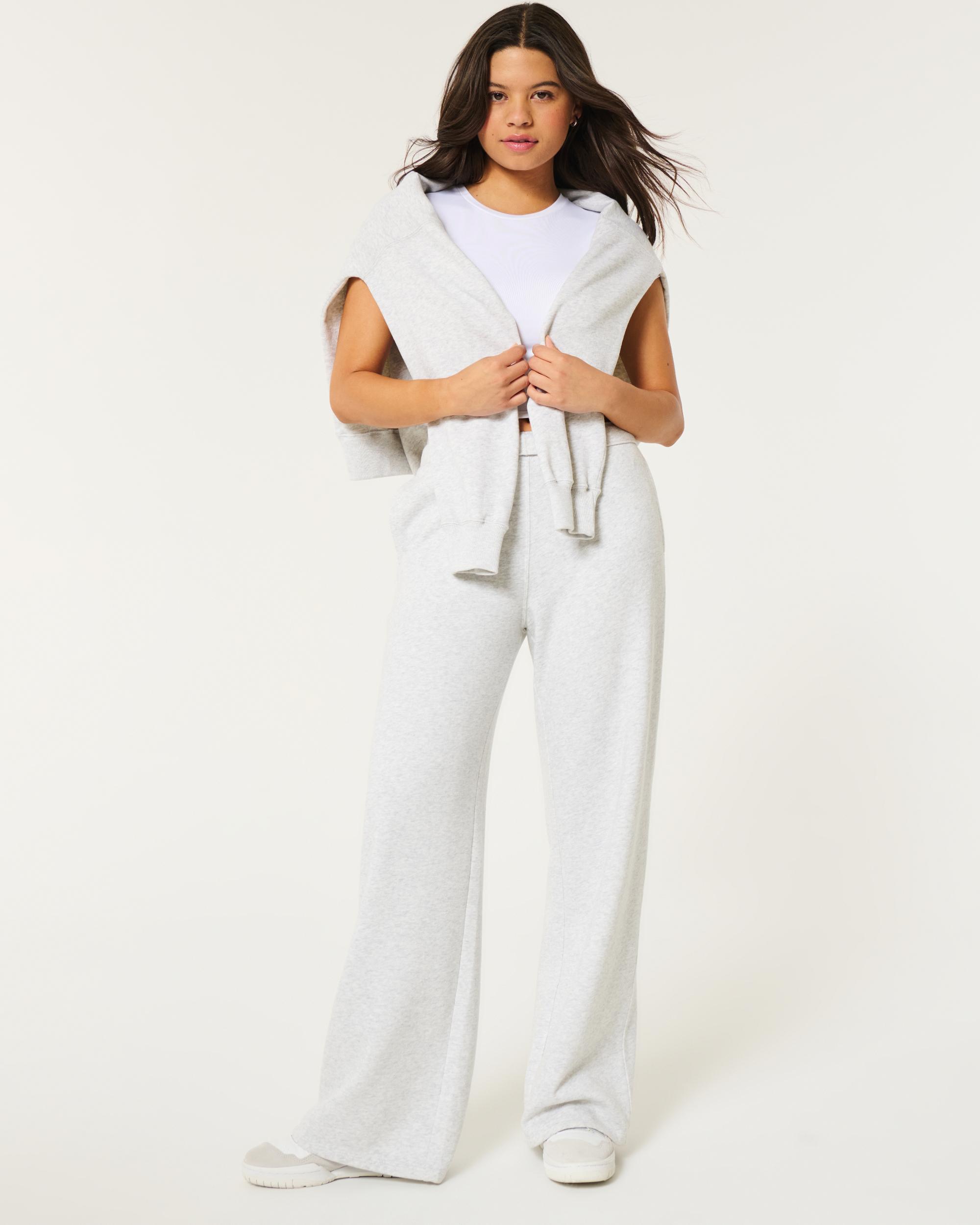 Hollister Feel Good Fleece Wide-Leg Pants Product Image