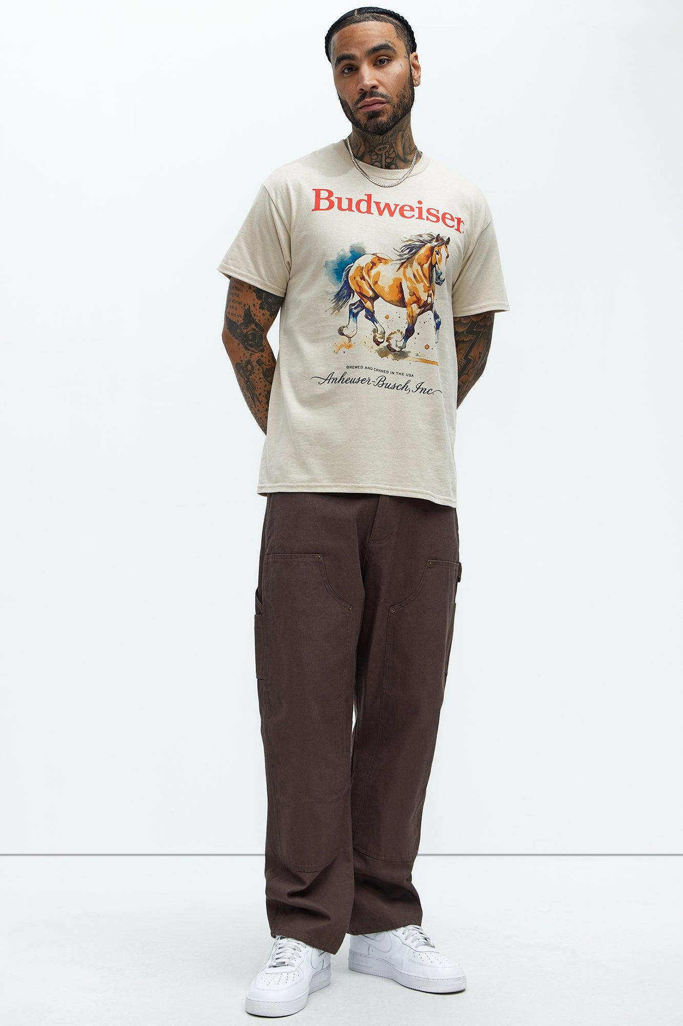 Budweiser Clydesdales Short Sleeve Tee - Sand Product Image