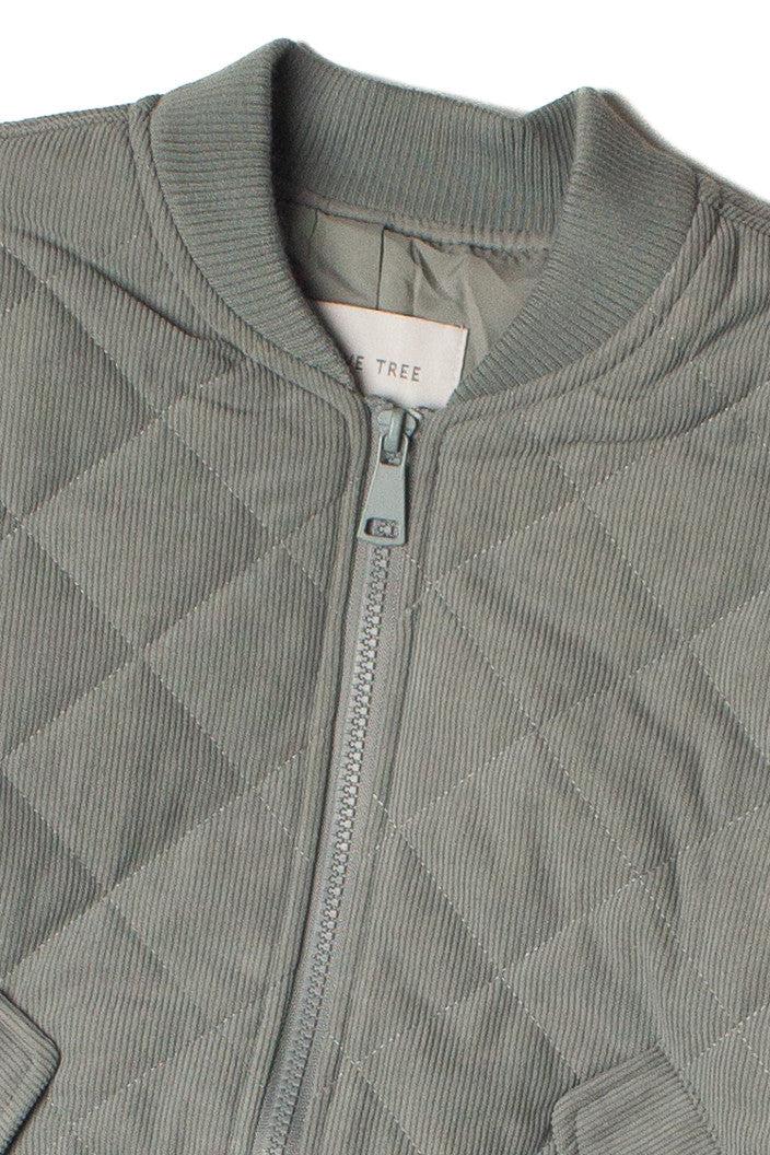 Quilted Corduroy Bomber Jacket Product Image