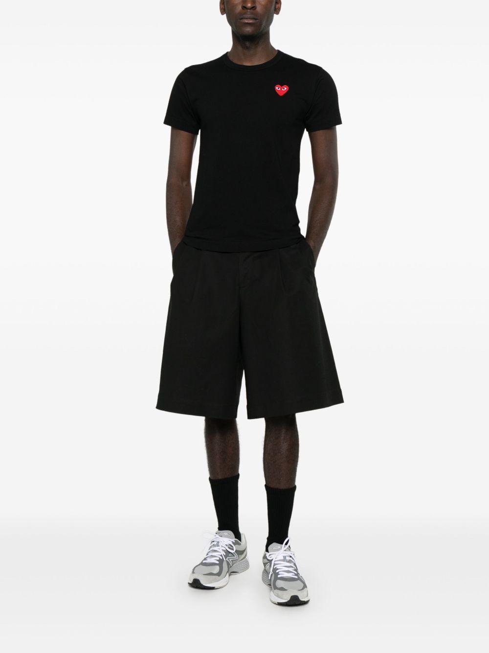 heart-print T-shirt Product Image