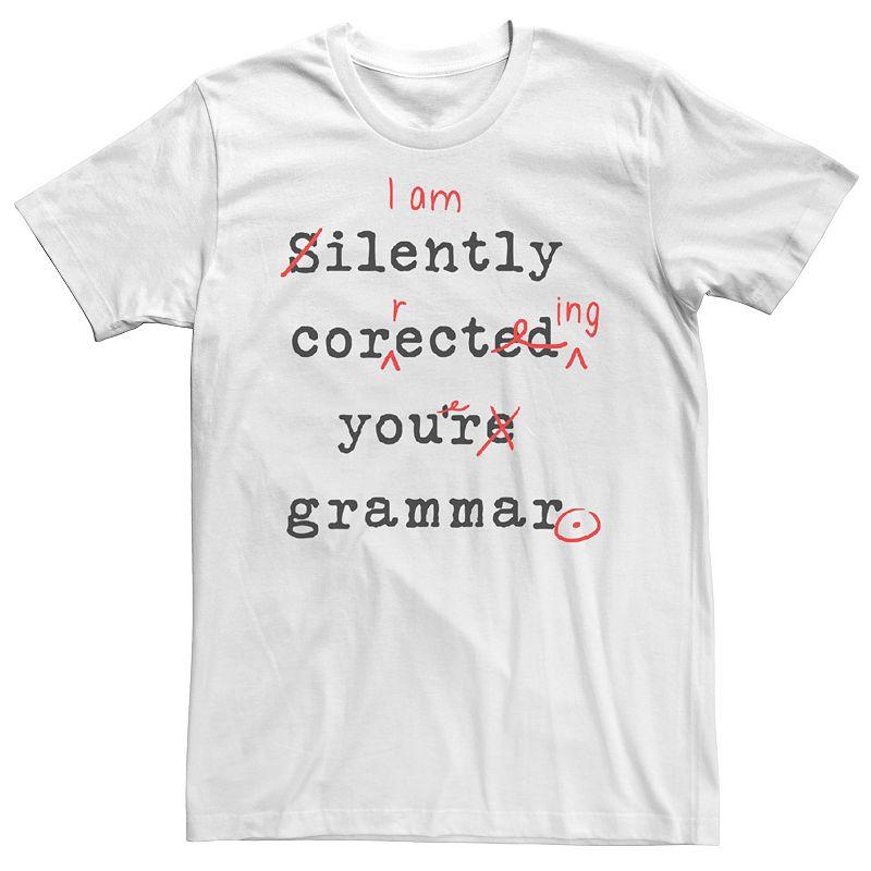 Men's Silently Correcting Your Grammar Tee,  Product Image
