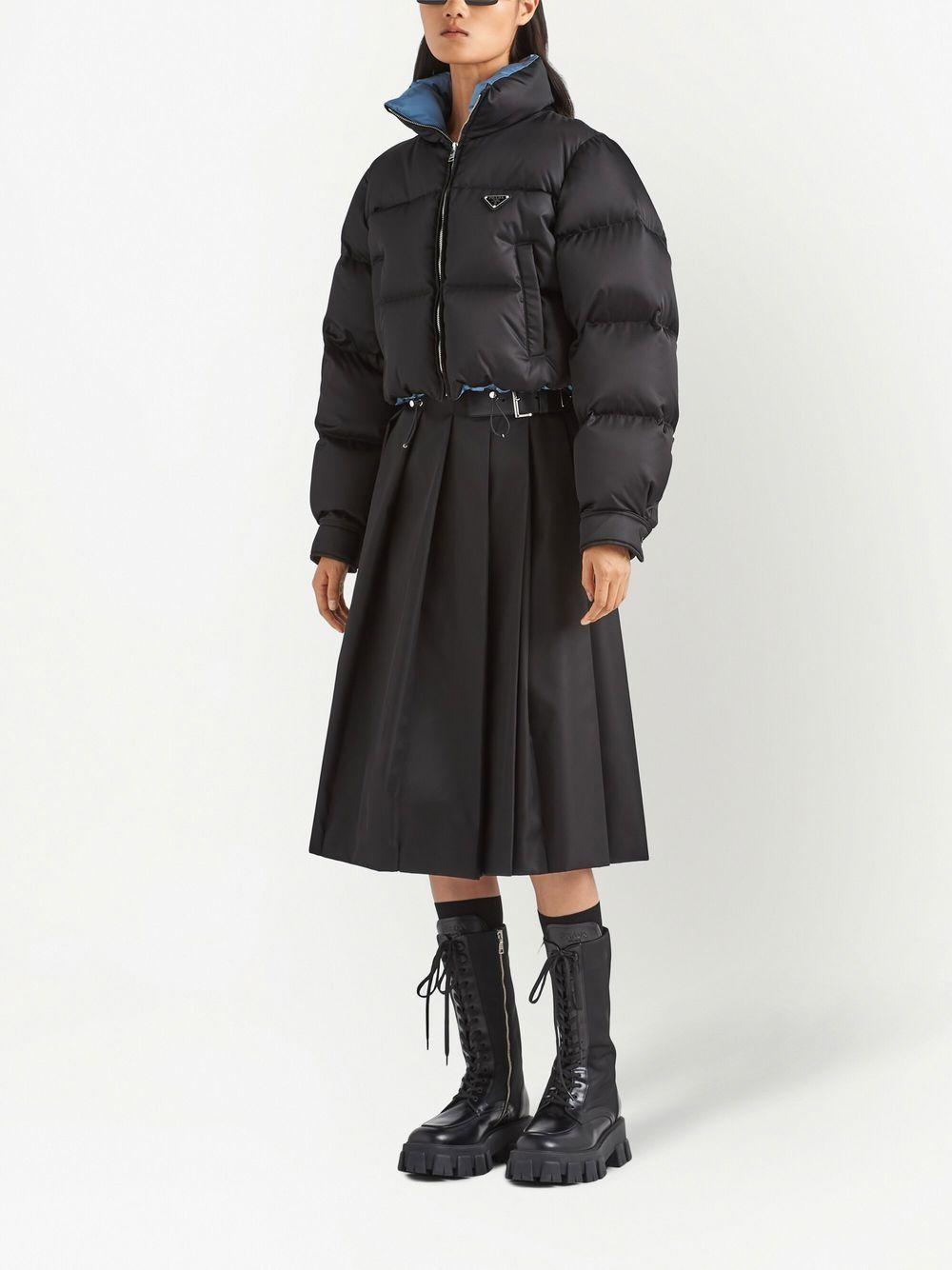 Re-Nylon cropped down jacket Product Image