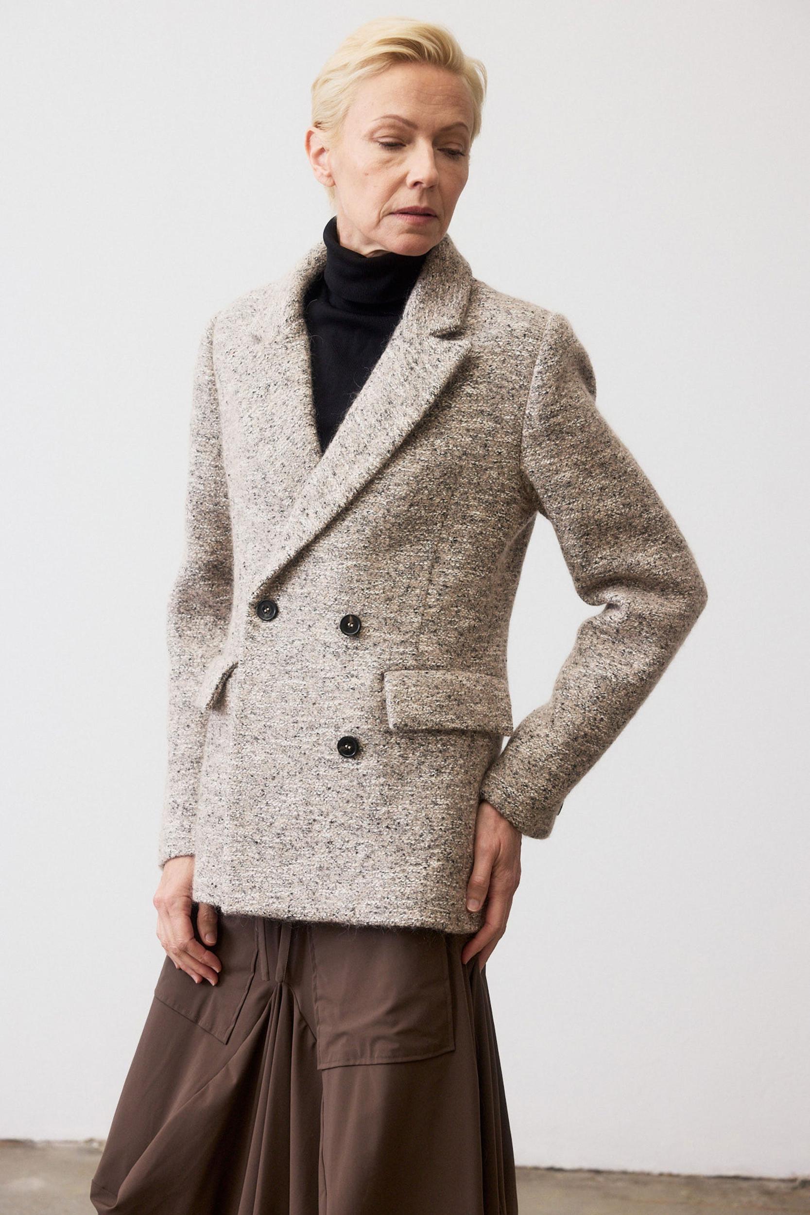 On the Clock Tweed Blazer Product Image