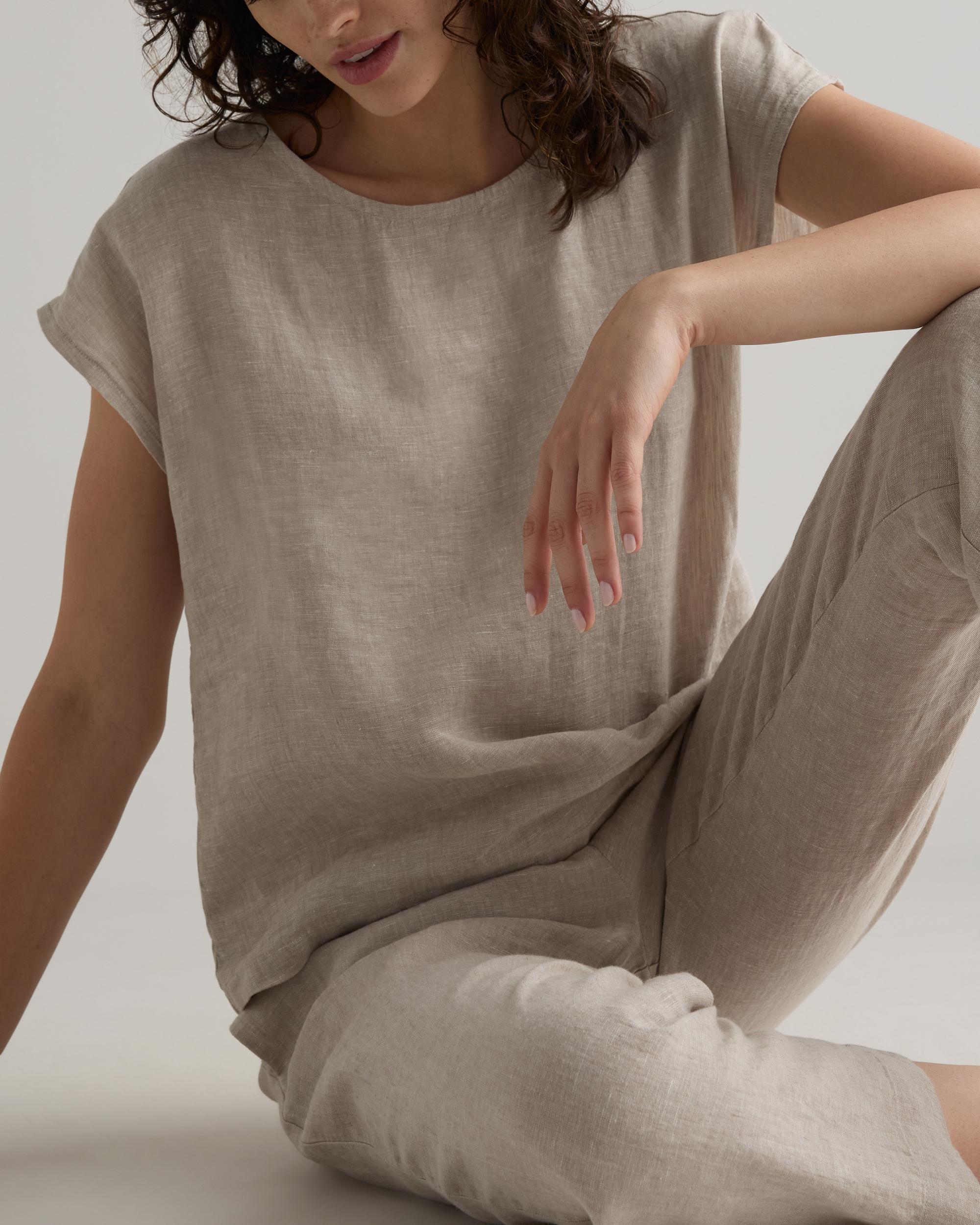 Quince | Women's 100% European Linen Pajama Set Product Image